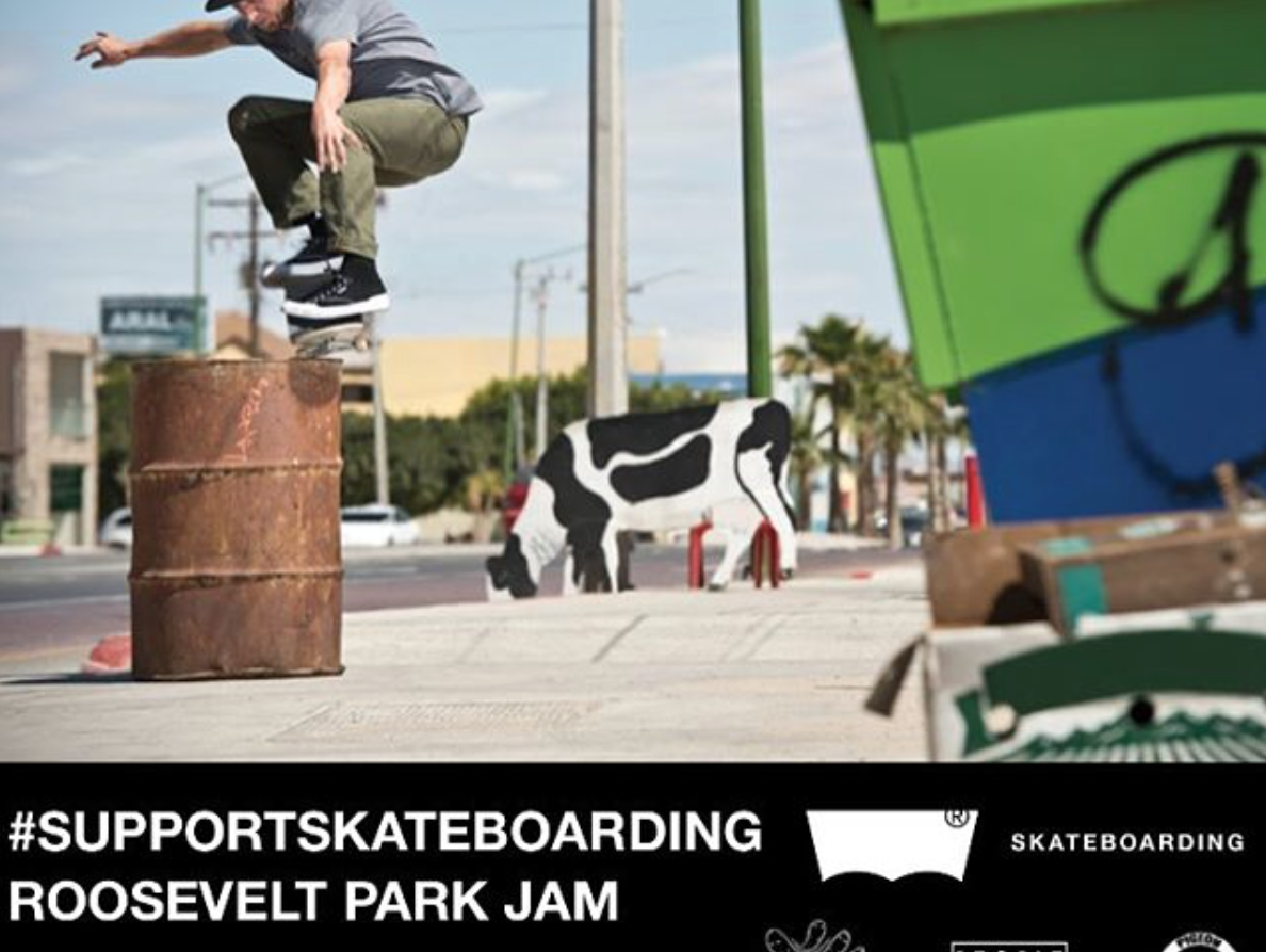 Community Push x Levi's Skateboarding Roosevelt Skatepark Collaboration