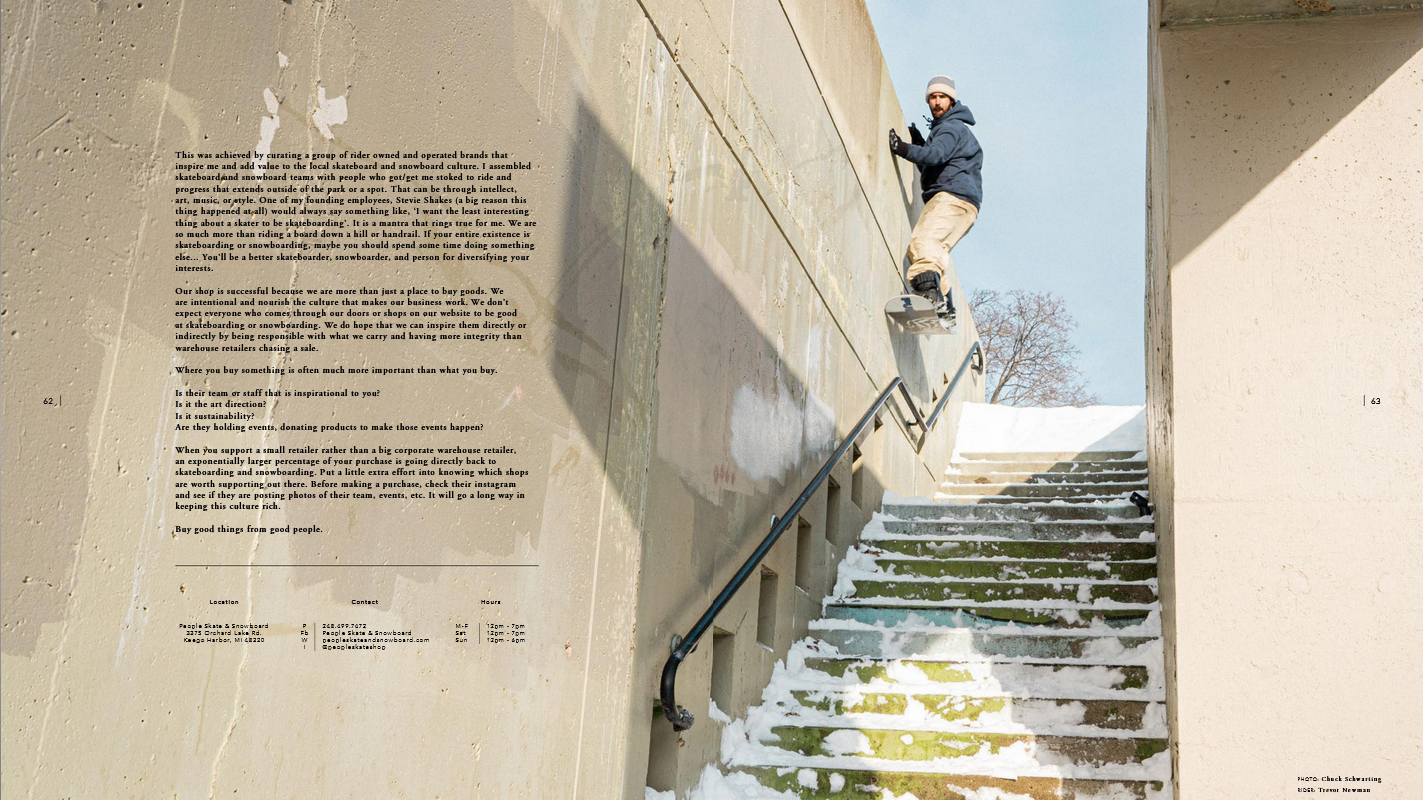 Trevor Newman front 50 creeper rail