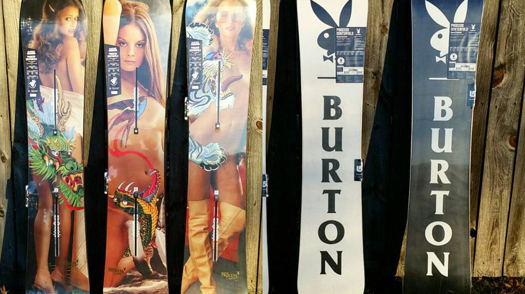 Burton x Playboy Process Centerfold Snowboard