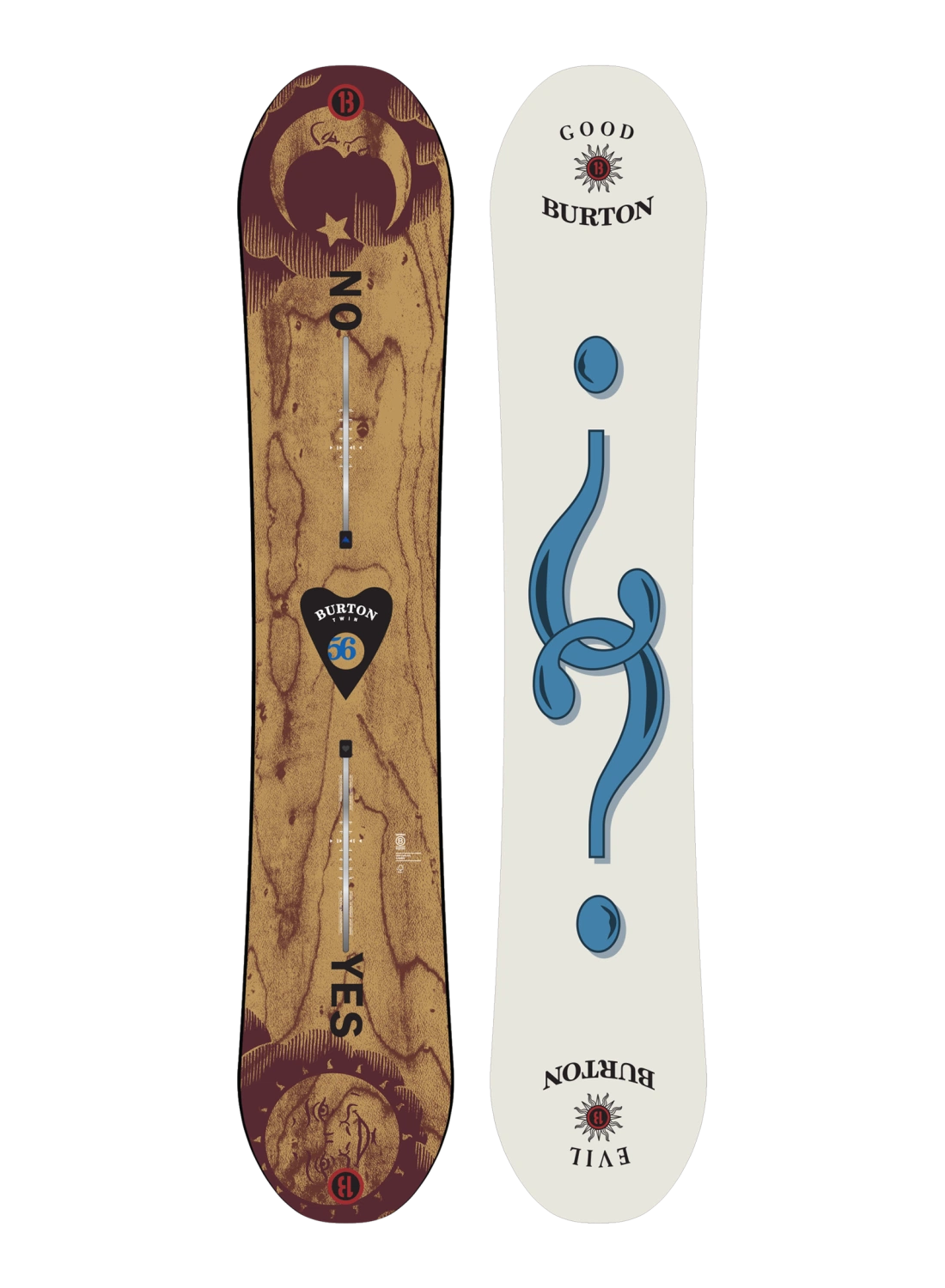Burton 50th 94 Twin snowboard for men, featuring a twin shape and graphic design, ideal for freestyle snowboarding.