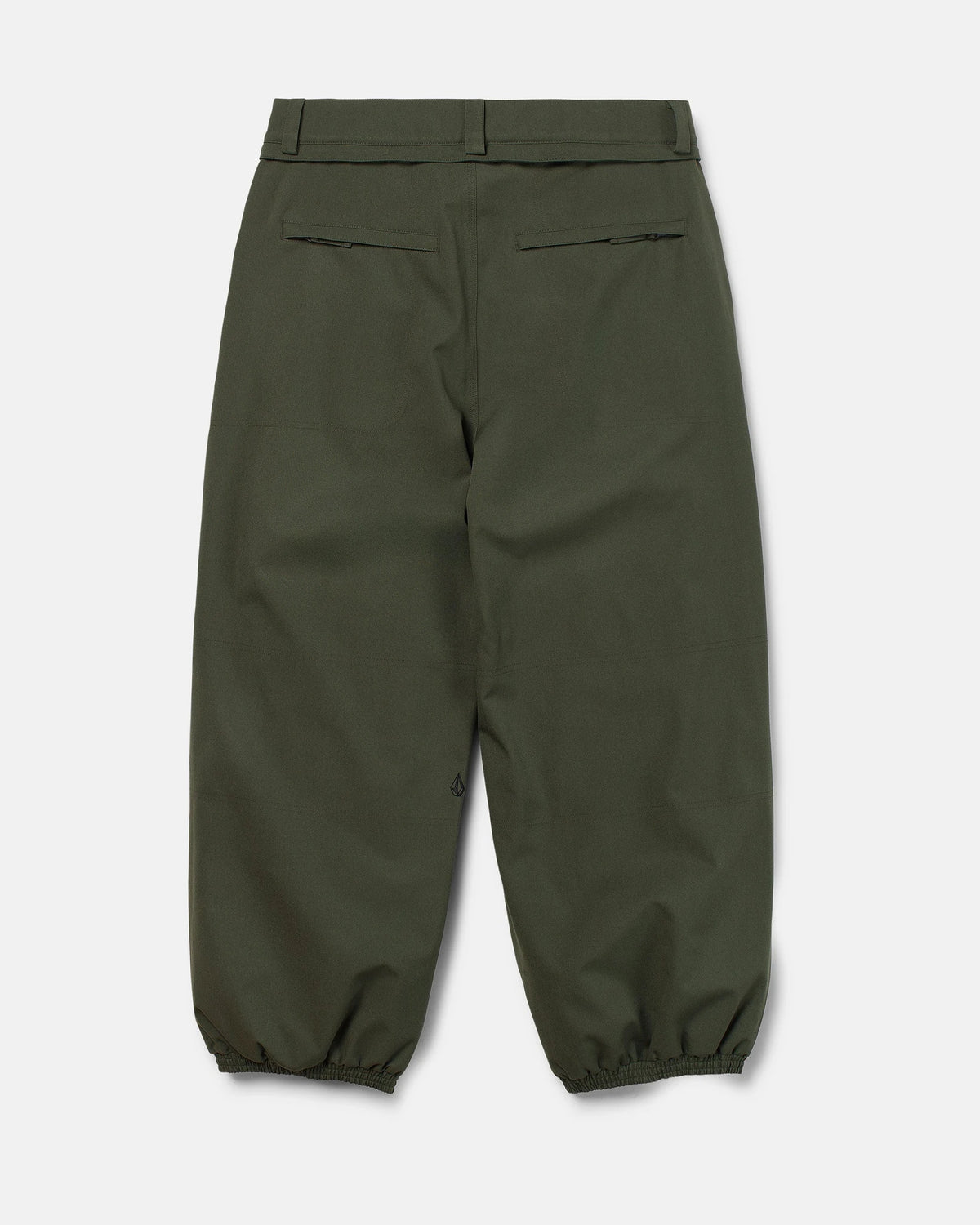 Volcom Men's Lapper snow pants in dark green, 2027 winter softgoods apparel view