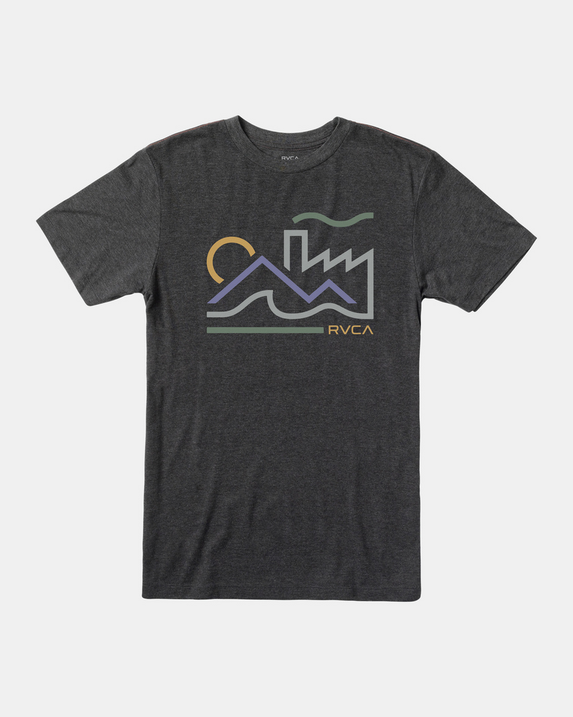 RVCA Indust Tee - People Skate and Snowboard