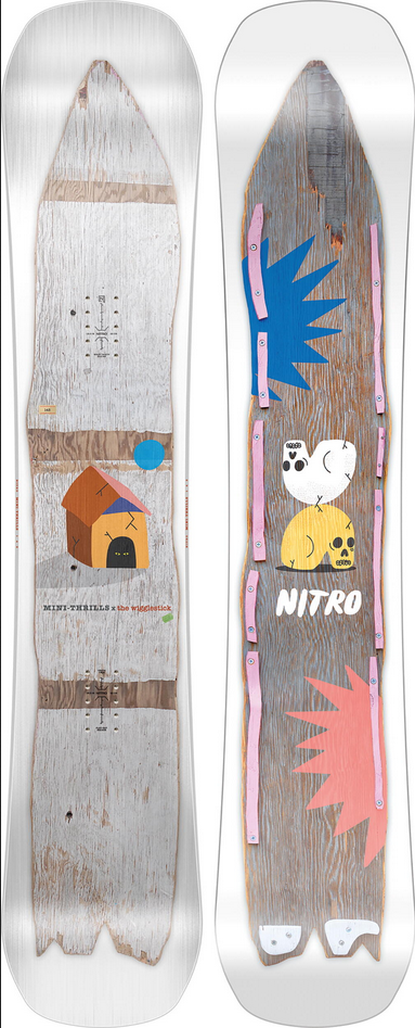 Nitro Youth Mini Thrills x Wigglestick Snowboard 2024 - People Skate and Snowboard