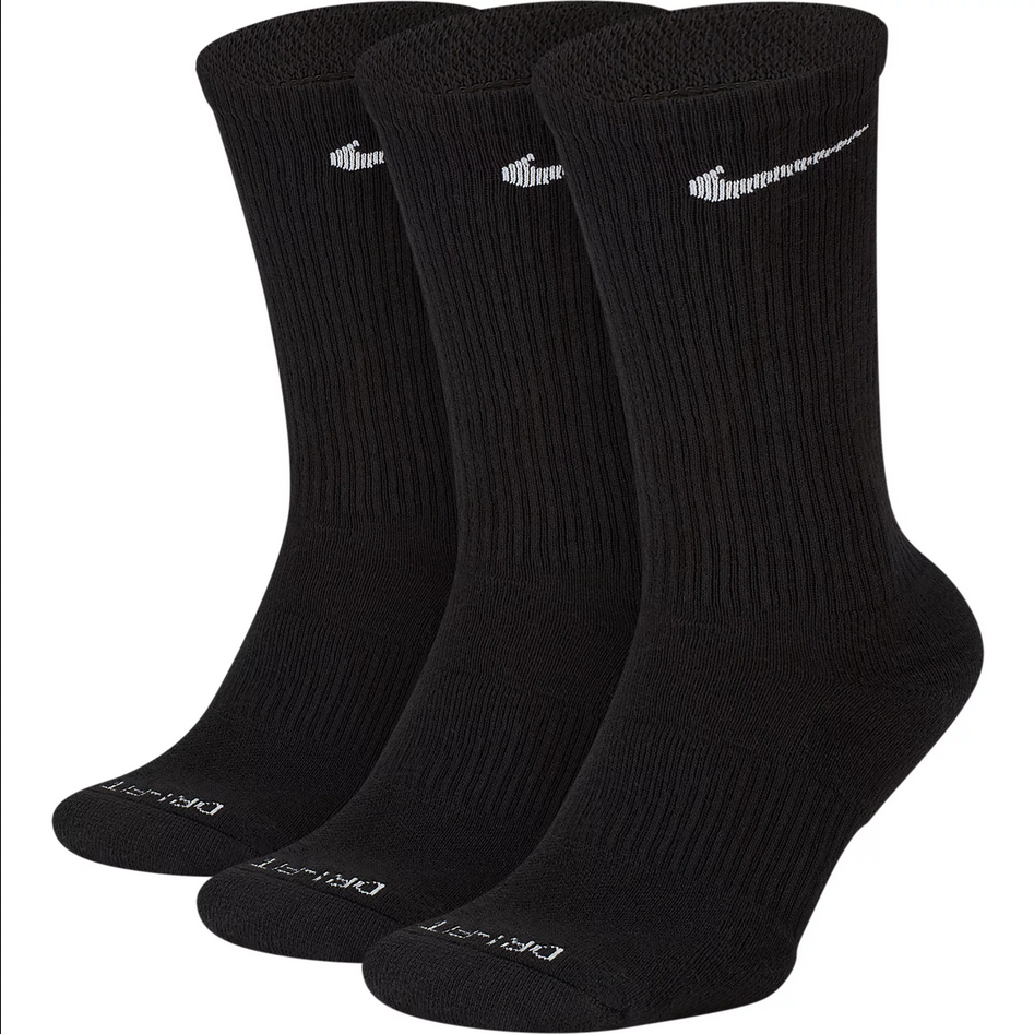 Nike Everyday Plus Cushioned Crew Socks 3 Pack - People Skate and Snowboard