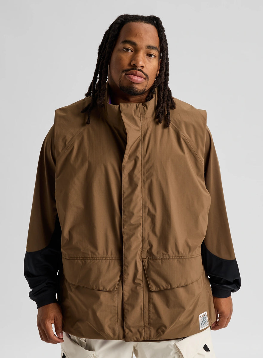 Burton x Zeb Reversible Insulated Vest - Earth Ship Brown – People