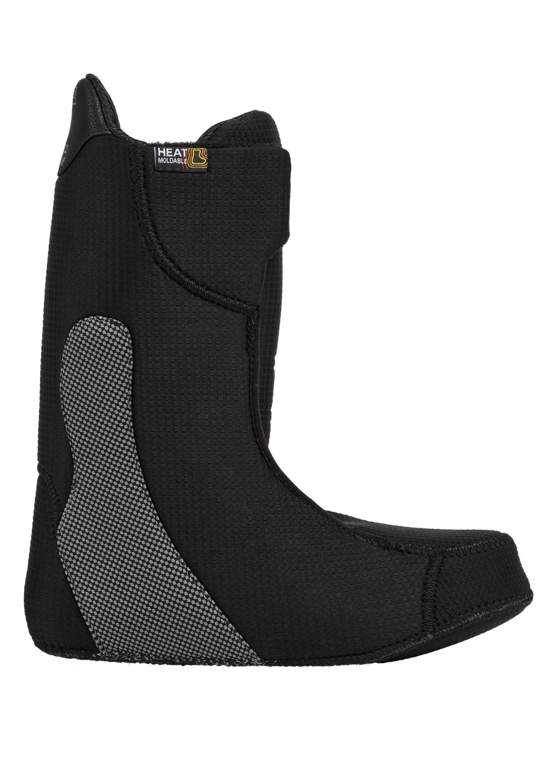Black and white Burton Men's Waverange Plus Step On snowboard boots with reinforced ankle support and Burton branding.