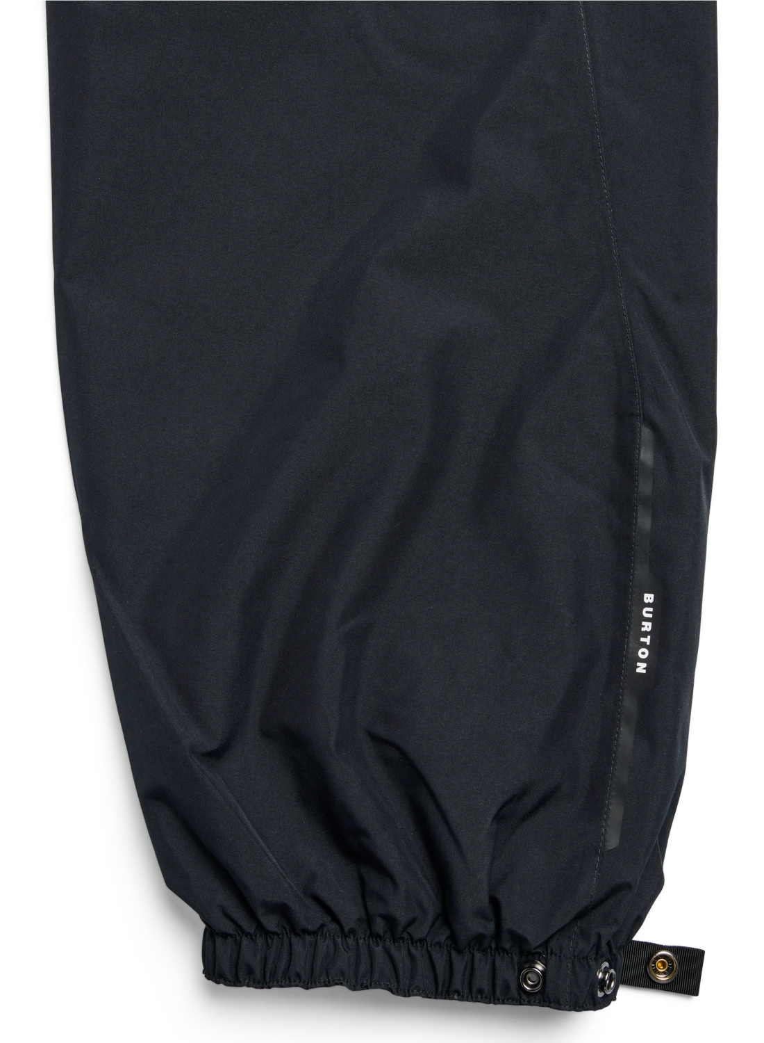 Women's Burton Reserve 2L Relaxed snow pants in True Black with adjustable cuffs and waterproof fabric for winter snowboarding.