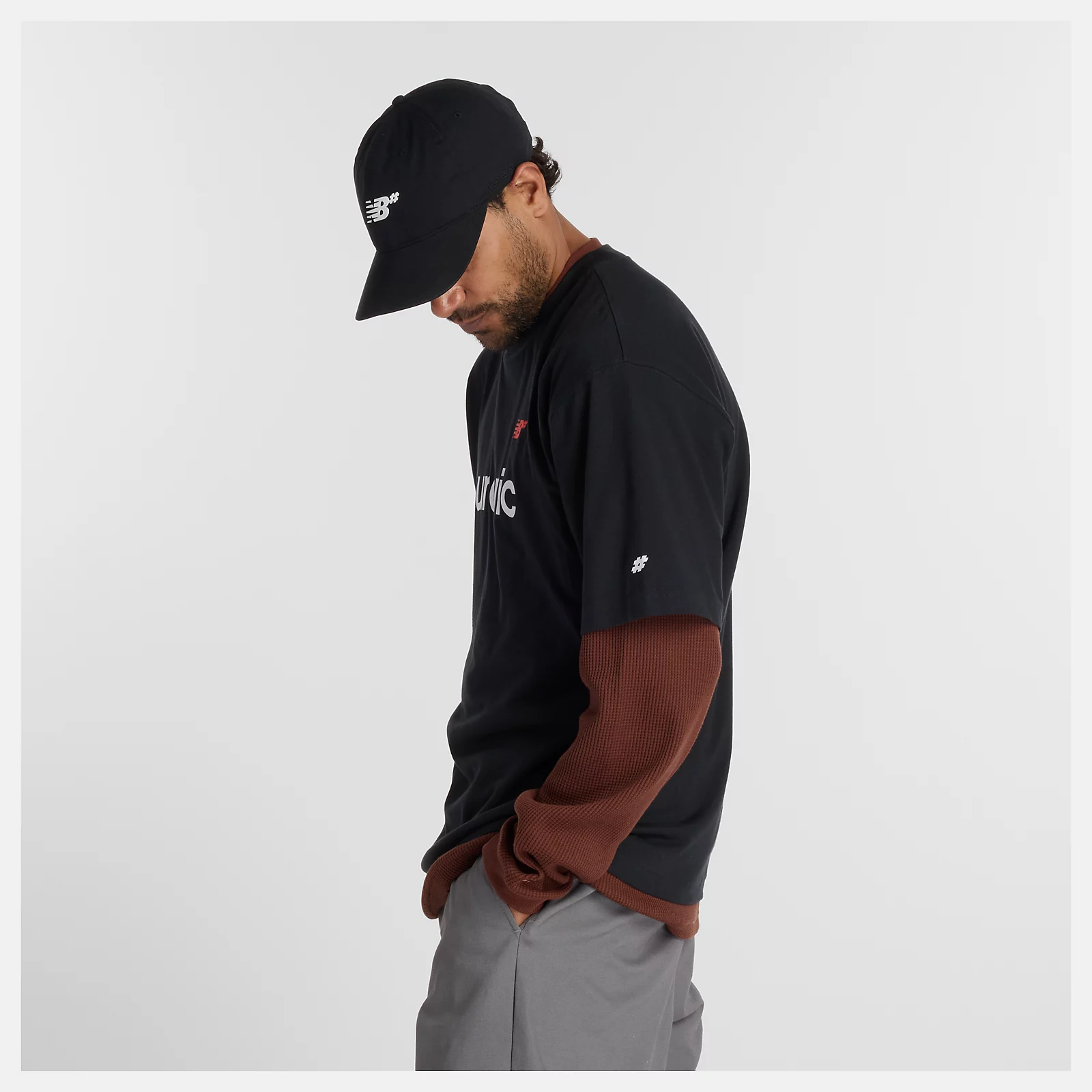 New Balance Numeric Linear Logo Tee - People Skate and Snowboard