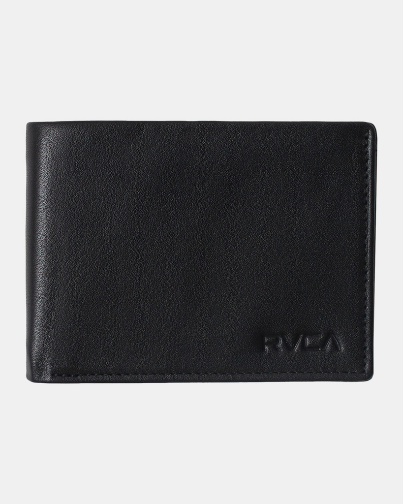 RVCA August Bifold Leather Wallet - People Skate and Snowboard