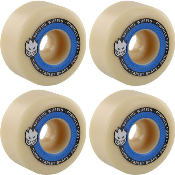 Spitfire Formula Four Tablets 99d 51mm Skate Wheels - People Skate and Snowboard