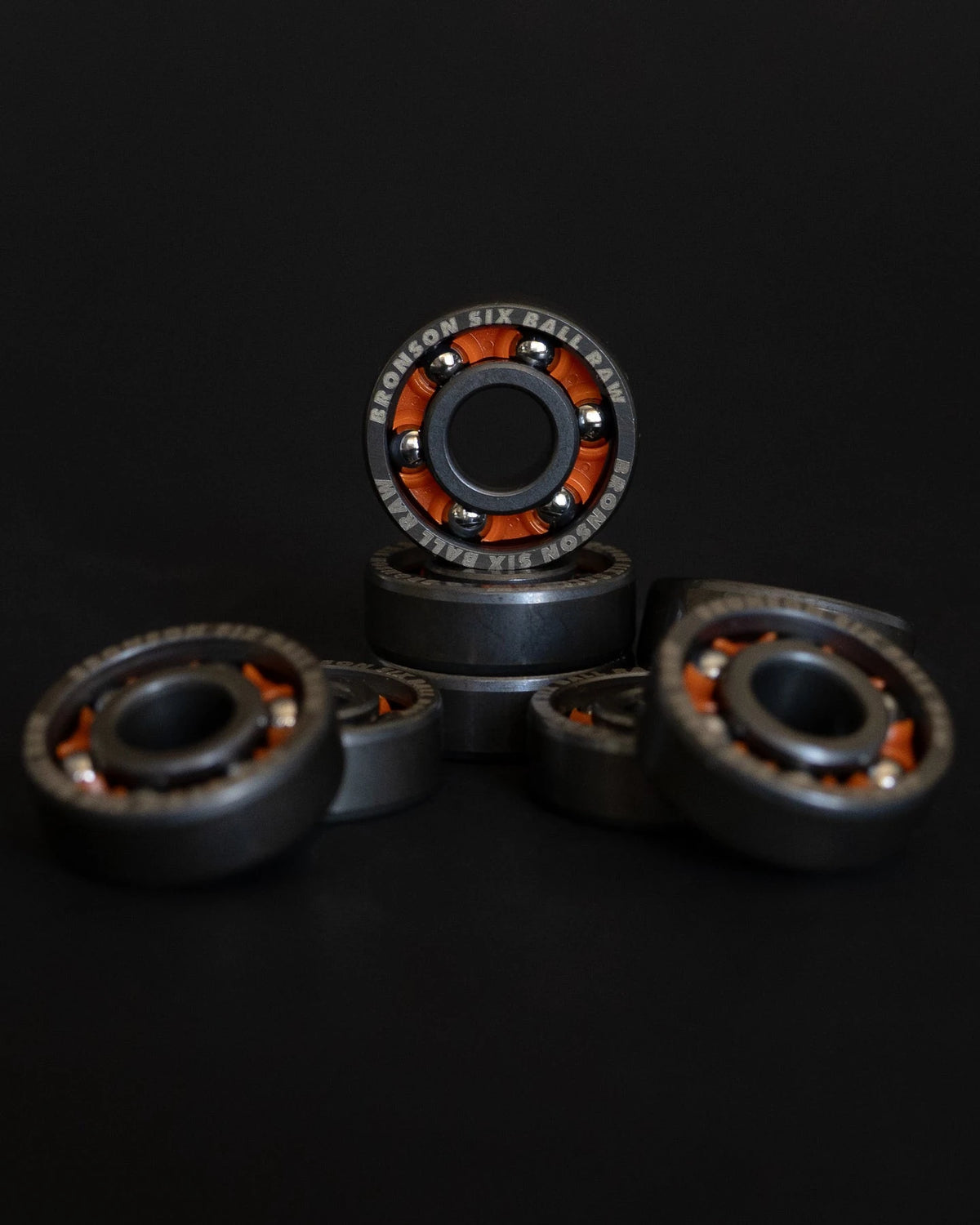 Bronson Speed Co. 6-Ball Raw Skateboard Bearings - view 7