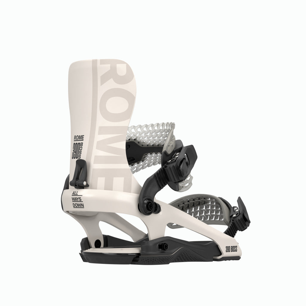 Rome 390 Boss FW Snowboard Bindings 2026 - People Skate and Snowboard