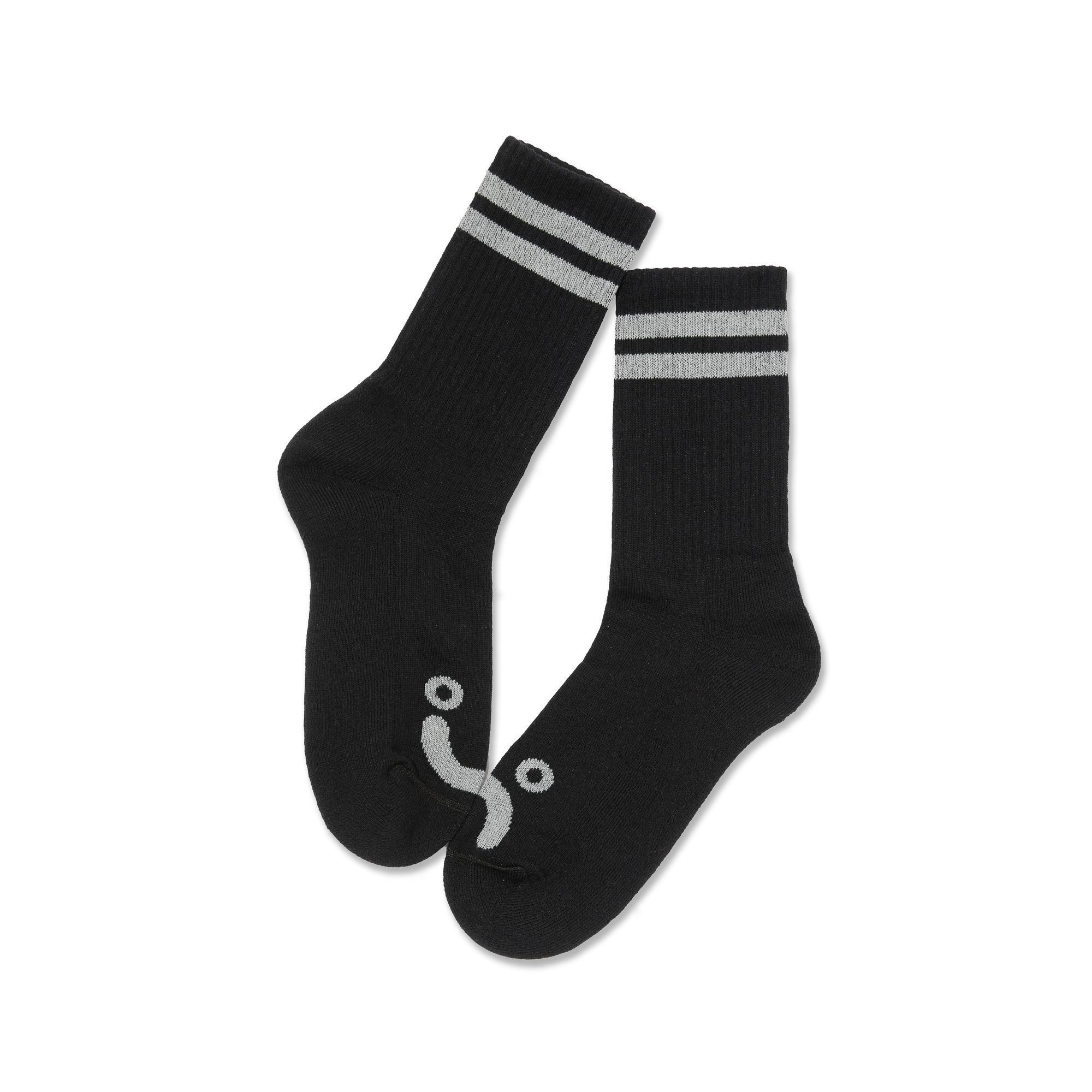 Polar Skate Co. Happy Sad Rib Socks - People Skate and Snowboard