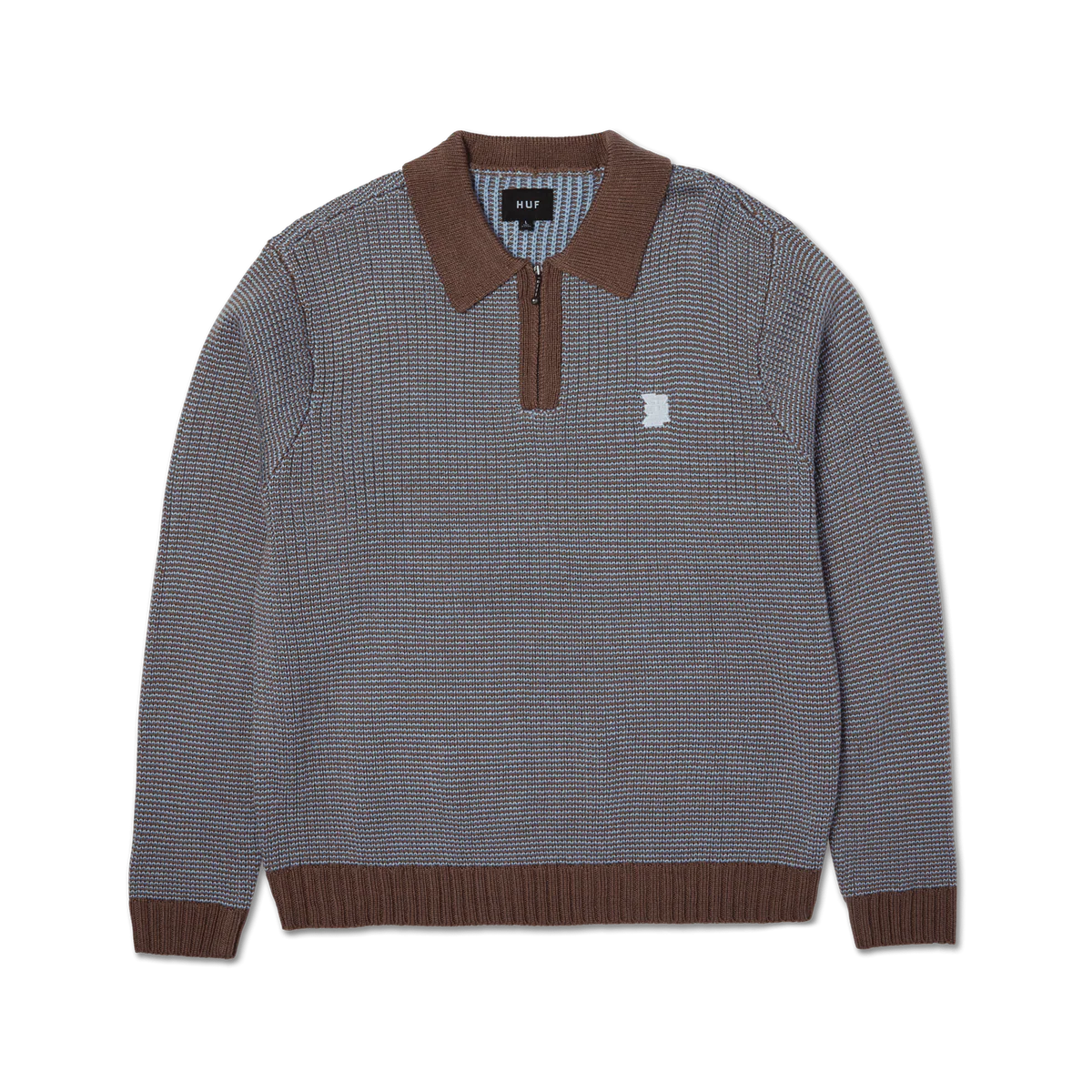 Huf Megablast Two Tone Waffle Sweater - People Skate and Snowboard