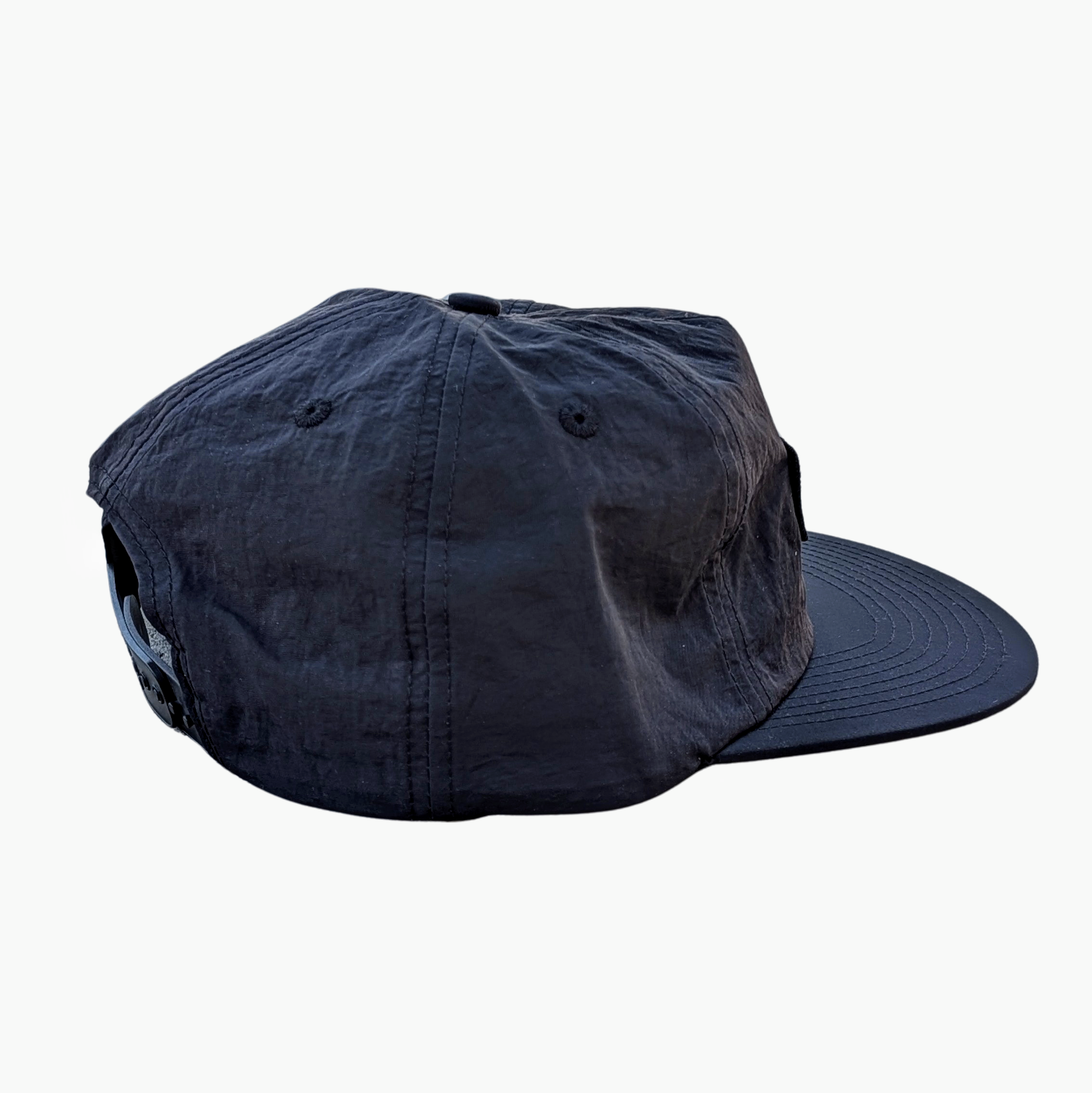 People Quad Logo Nylon Snapback Hat - People Skate and Snowboard