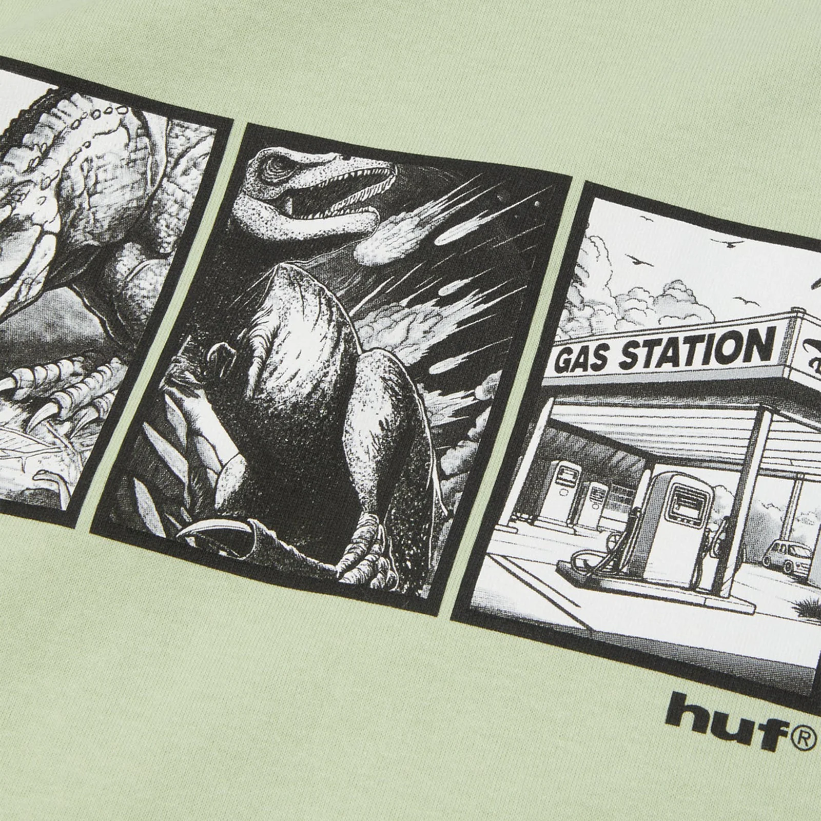 Huf Fossil Fuel T-shirt - People Skate and Snowboard