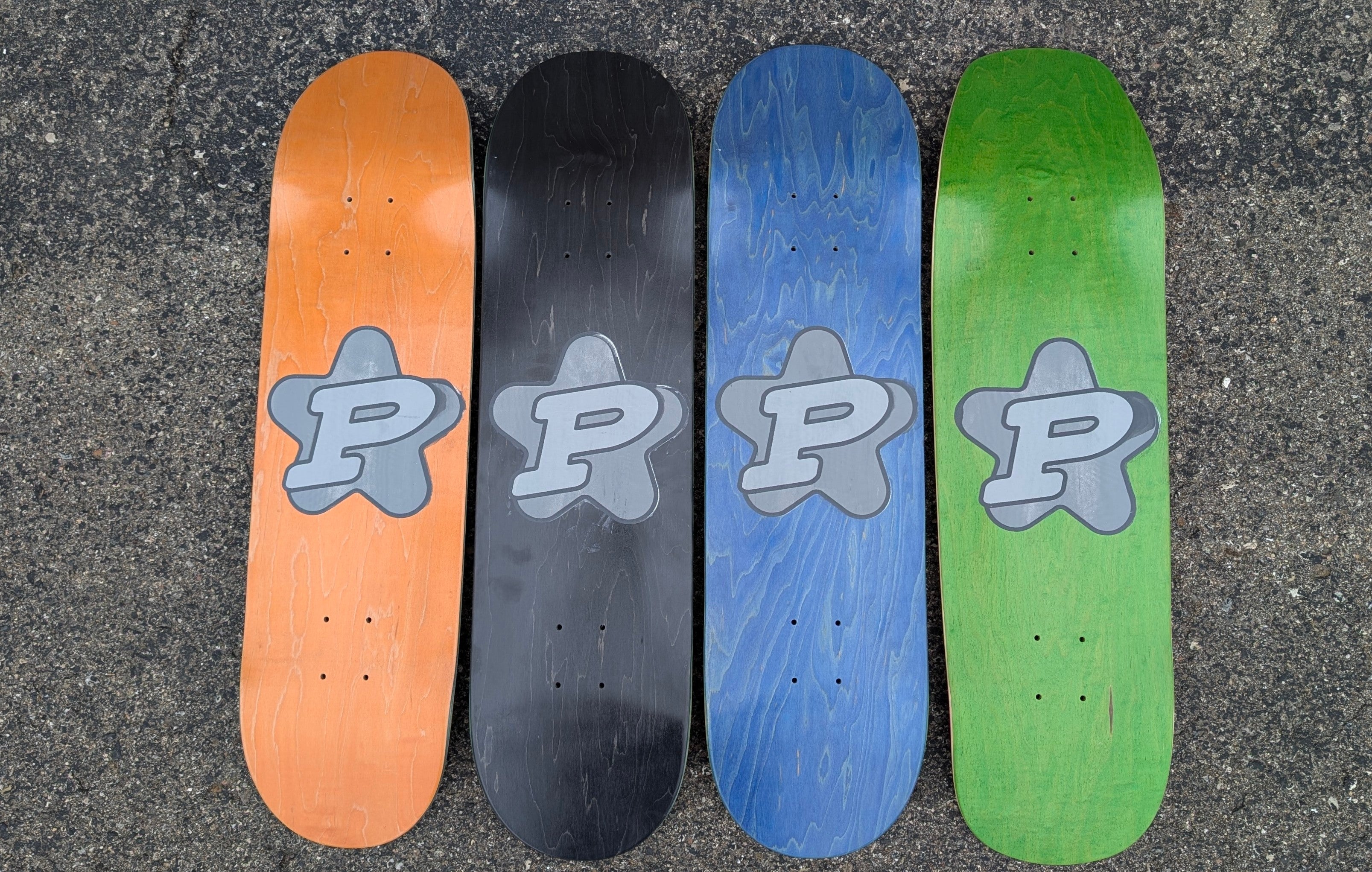 People Star Logo Skate Deck - People Skate and Snowboard