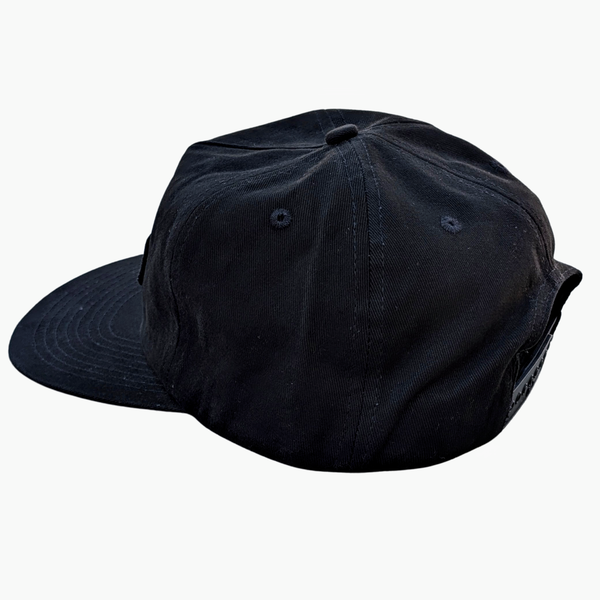 People Quad Logo Brushed Cotton Snapback Hat - People Skate and Snowboard