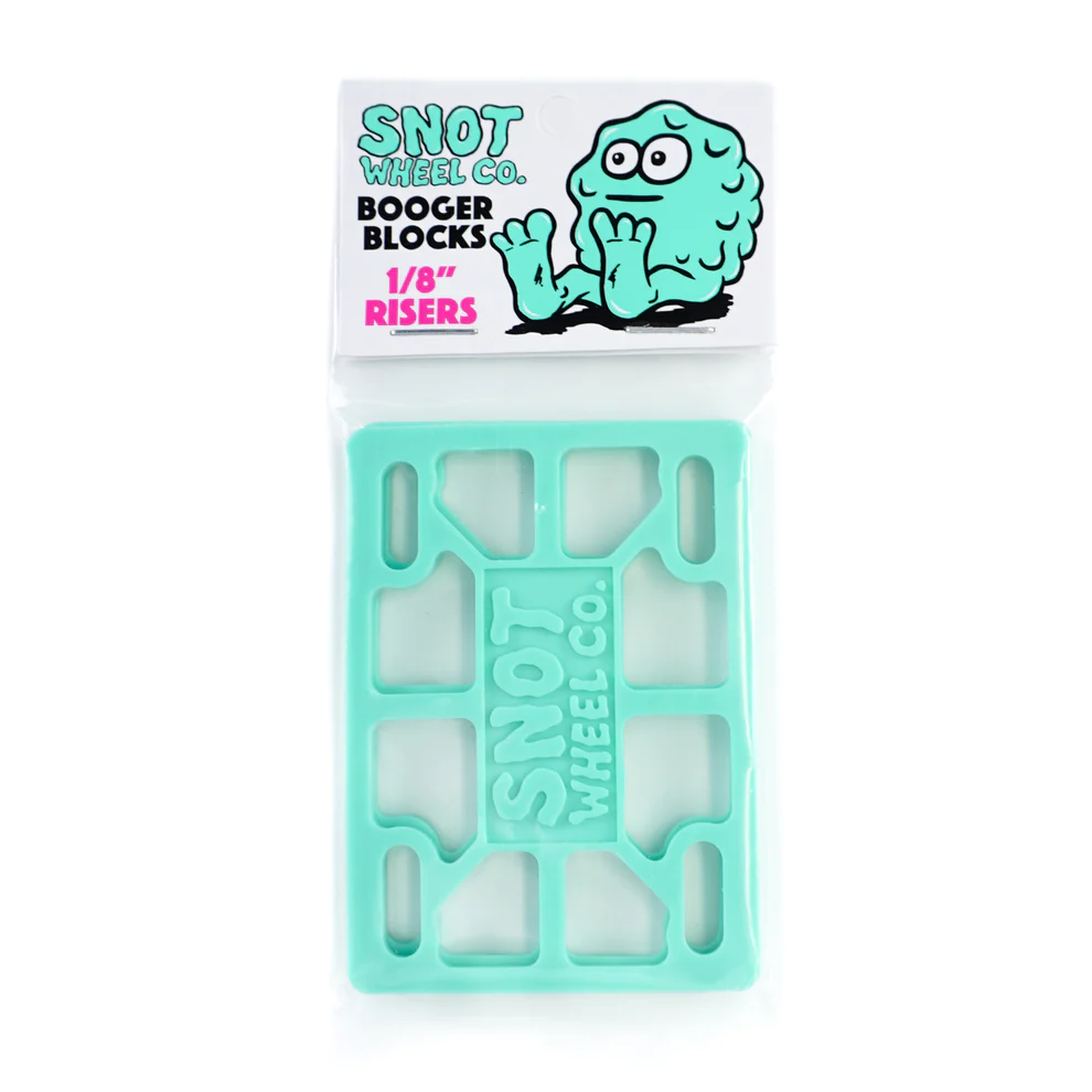 Snot Wheel Co. Booger Blocks 1/8" Riser Pads - People Skate and Snowboard