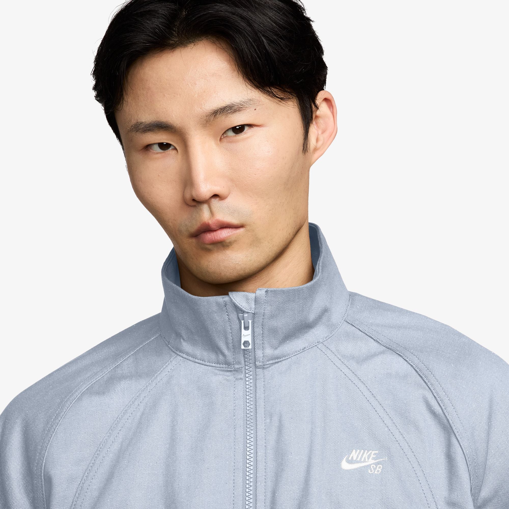Nike SB Denim Full Zip Track Jacket - People Skate and Snowboard