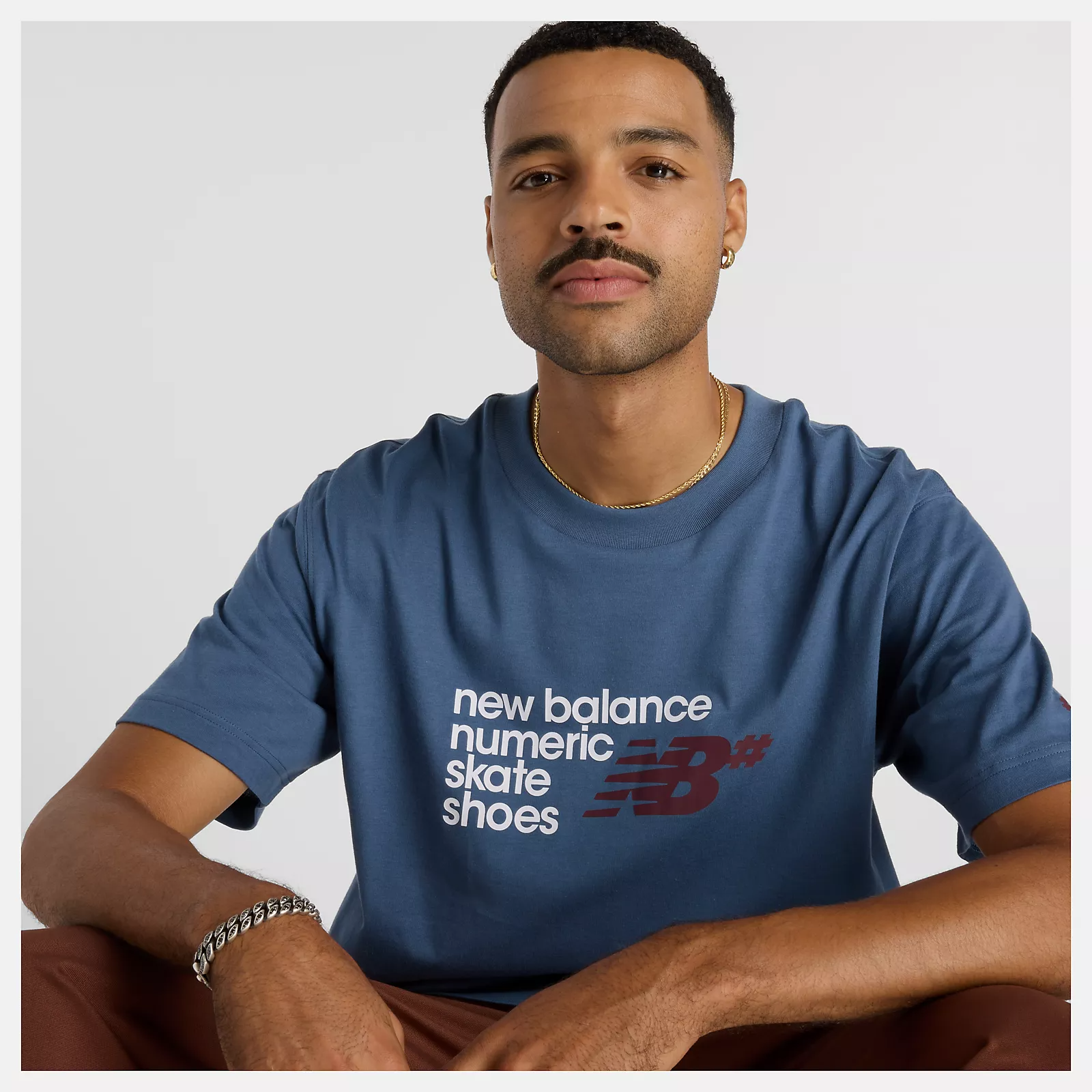 New Balance Numeric Stacked Graphic Tee - People Skate and Snowboard