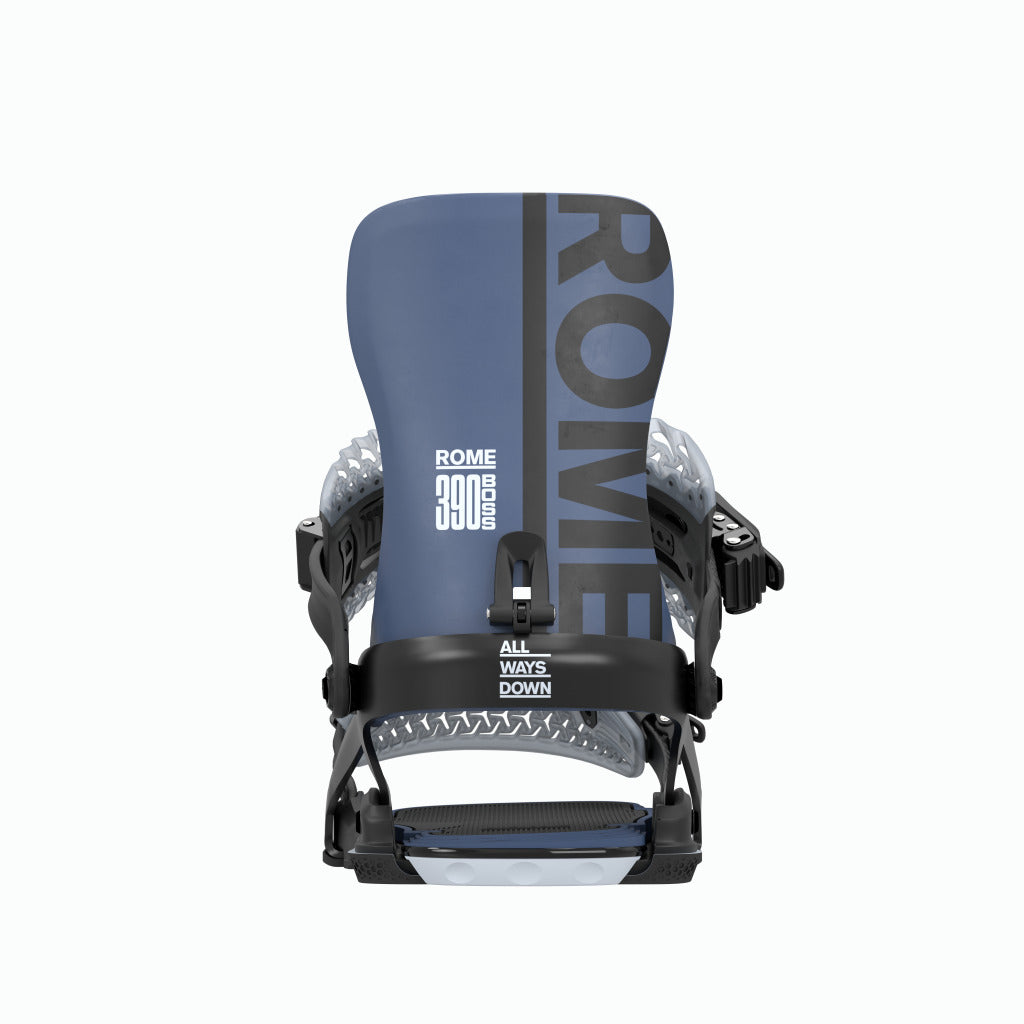 Rome 390 Boss FW Snowboard Bindings 2026 - People Skate and Snowboard