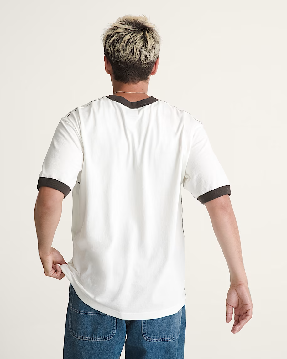 Vans Skate Mike G Snake Flame Ringer Tee - People Skate and Snowboard