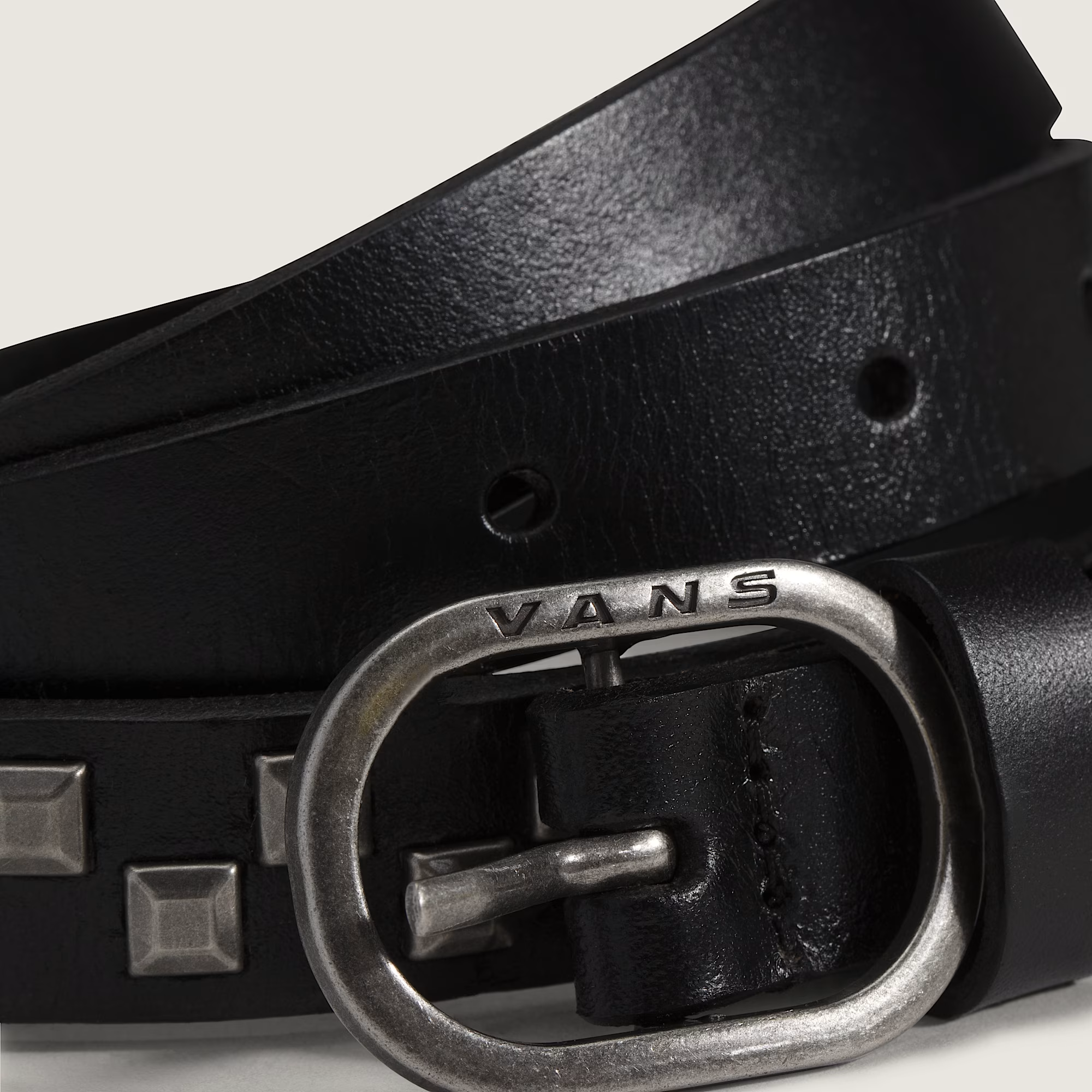 Vans Check Leather Belt - People Skate and Snowboard
