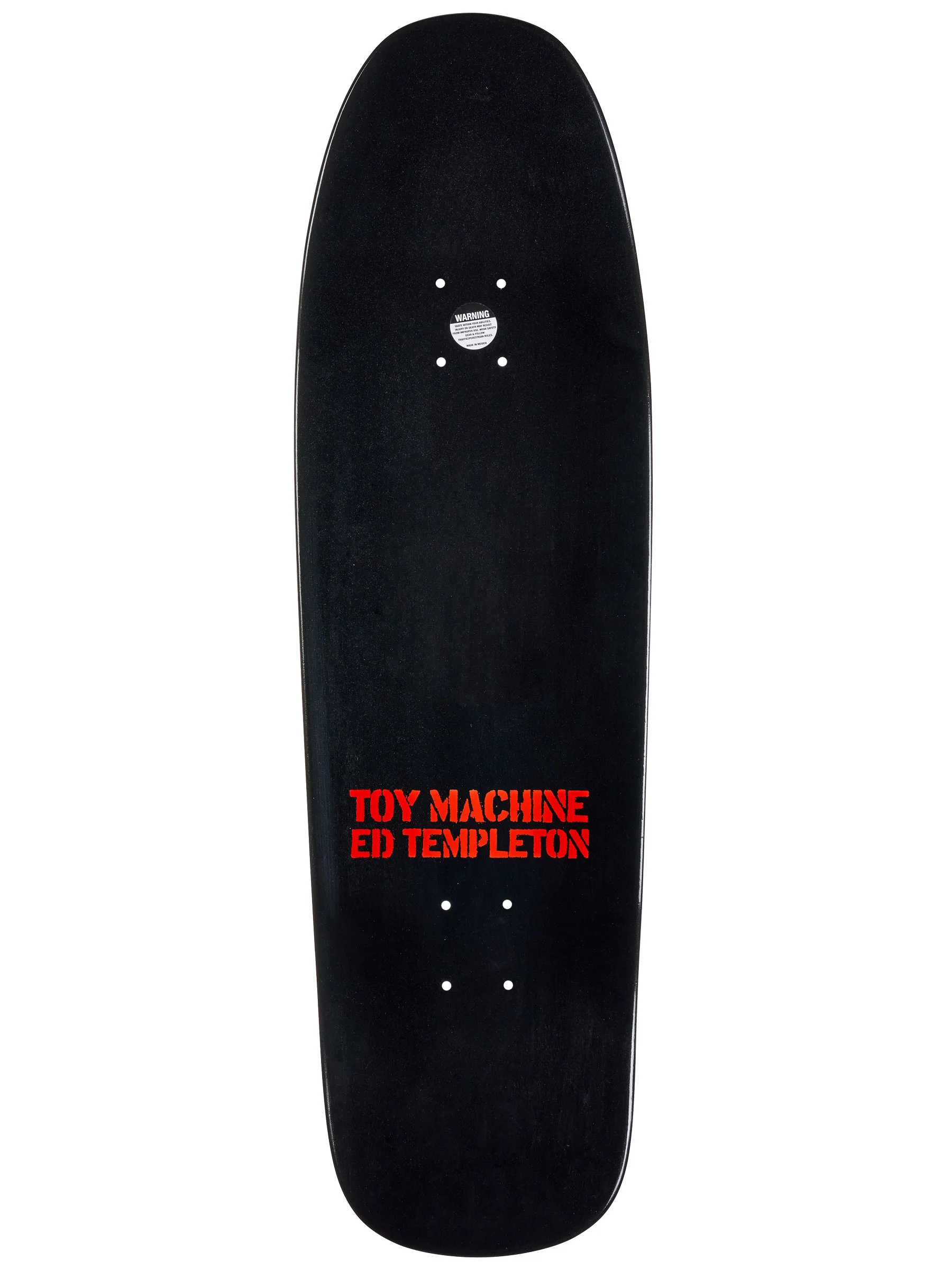 Toy Machine Ed Templeton Graffiti Shaped Skate Deck 9.5" x 32" - People Skate and Snowboard