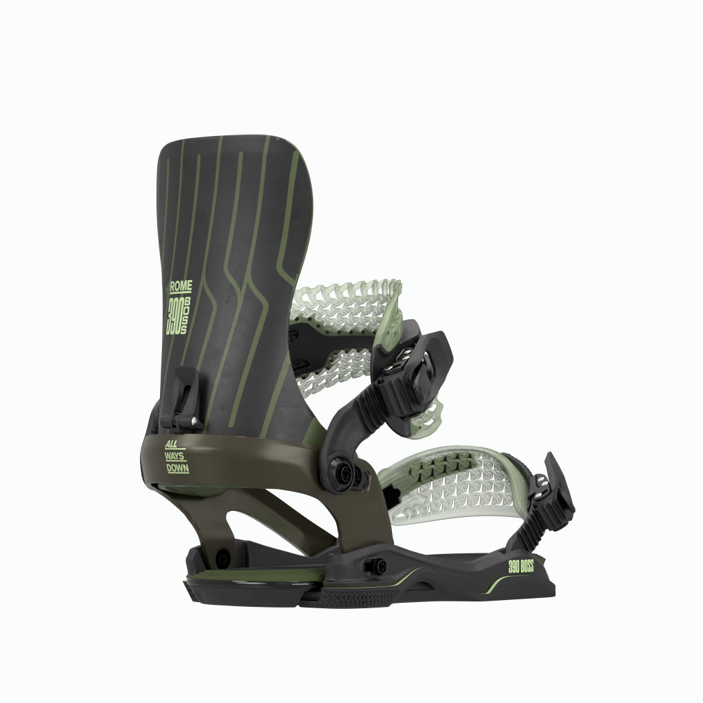 Rome 390 Boss AW Snowboard Bindings 2026 - People Skate and Snowboard
