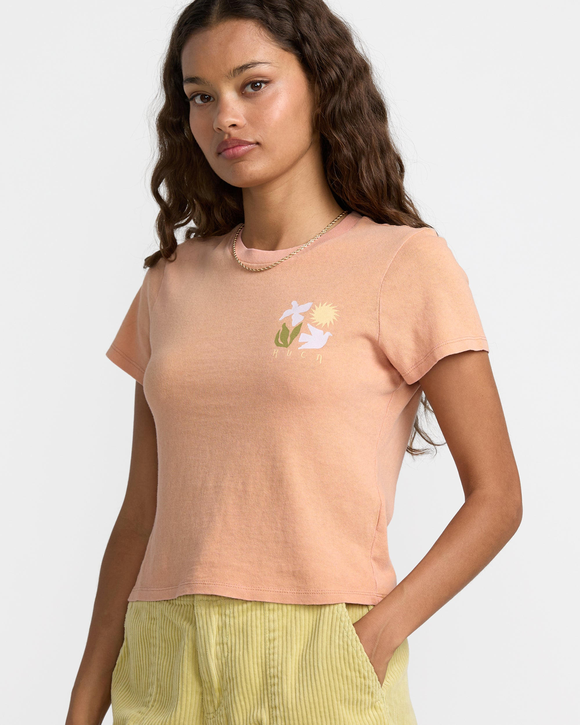 RVCA Womens 411 Tee - People Skate and Snowboard