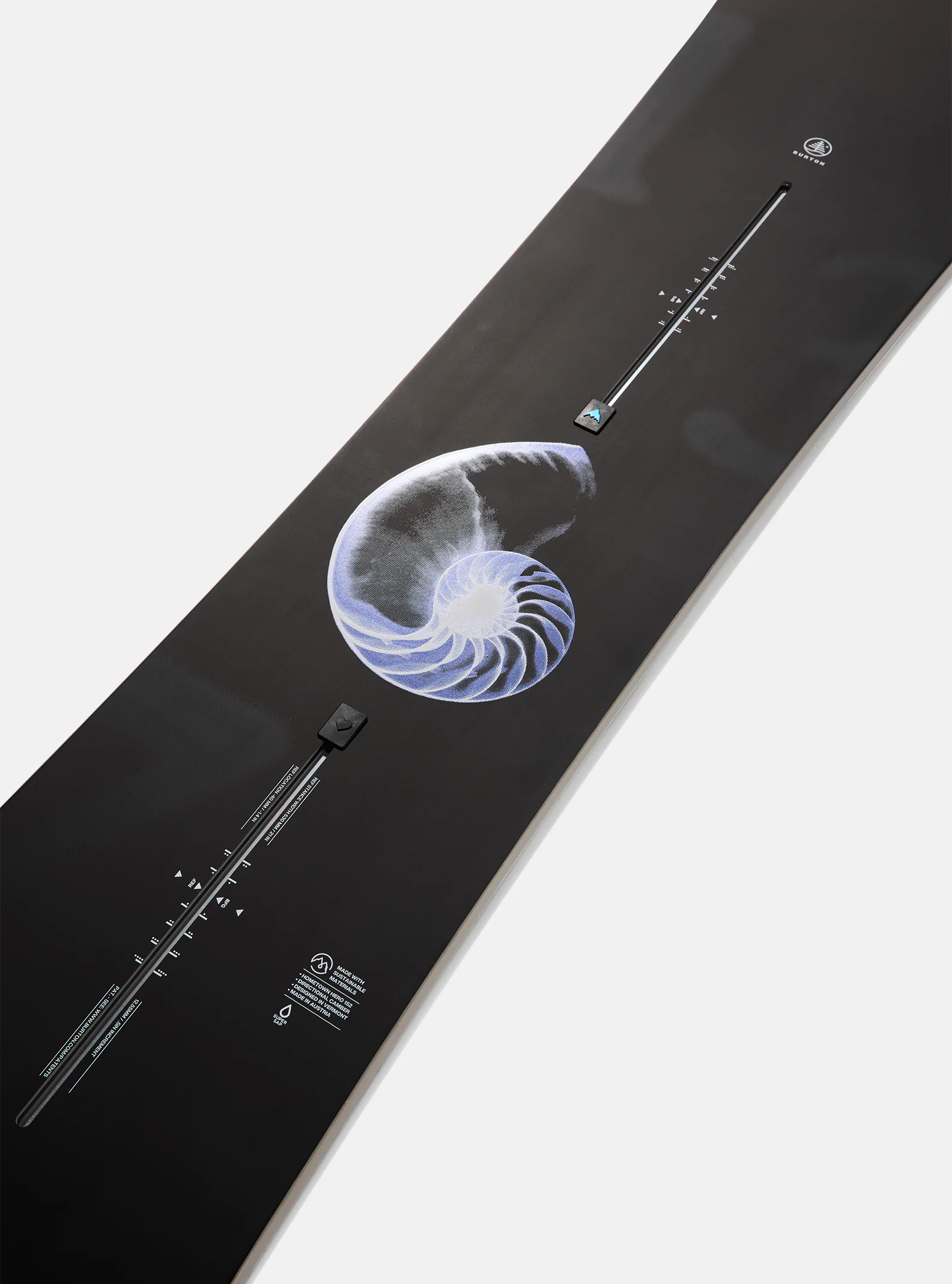 Burton Family Tree Hometown Hero Camber Snowboard 'X-Ray' 2026 - People Skate and Snowboard