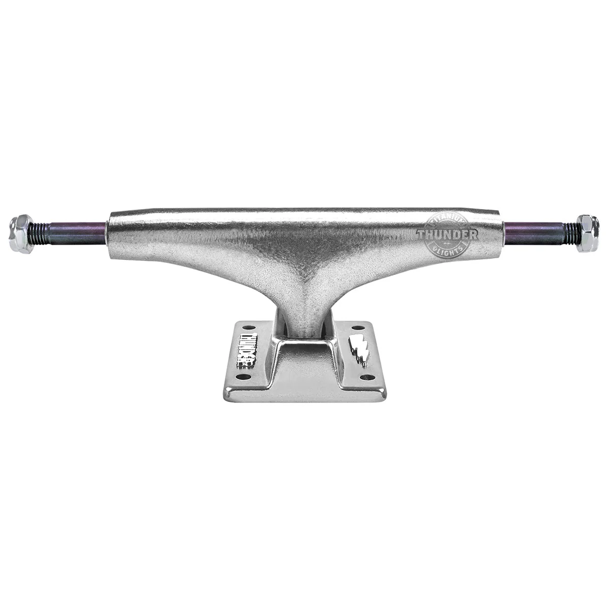 Thunder Titanium Lights 3 Polished Skateboard Trucks 148 - People Skate and Snowboard