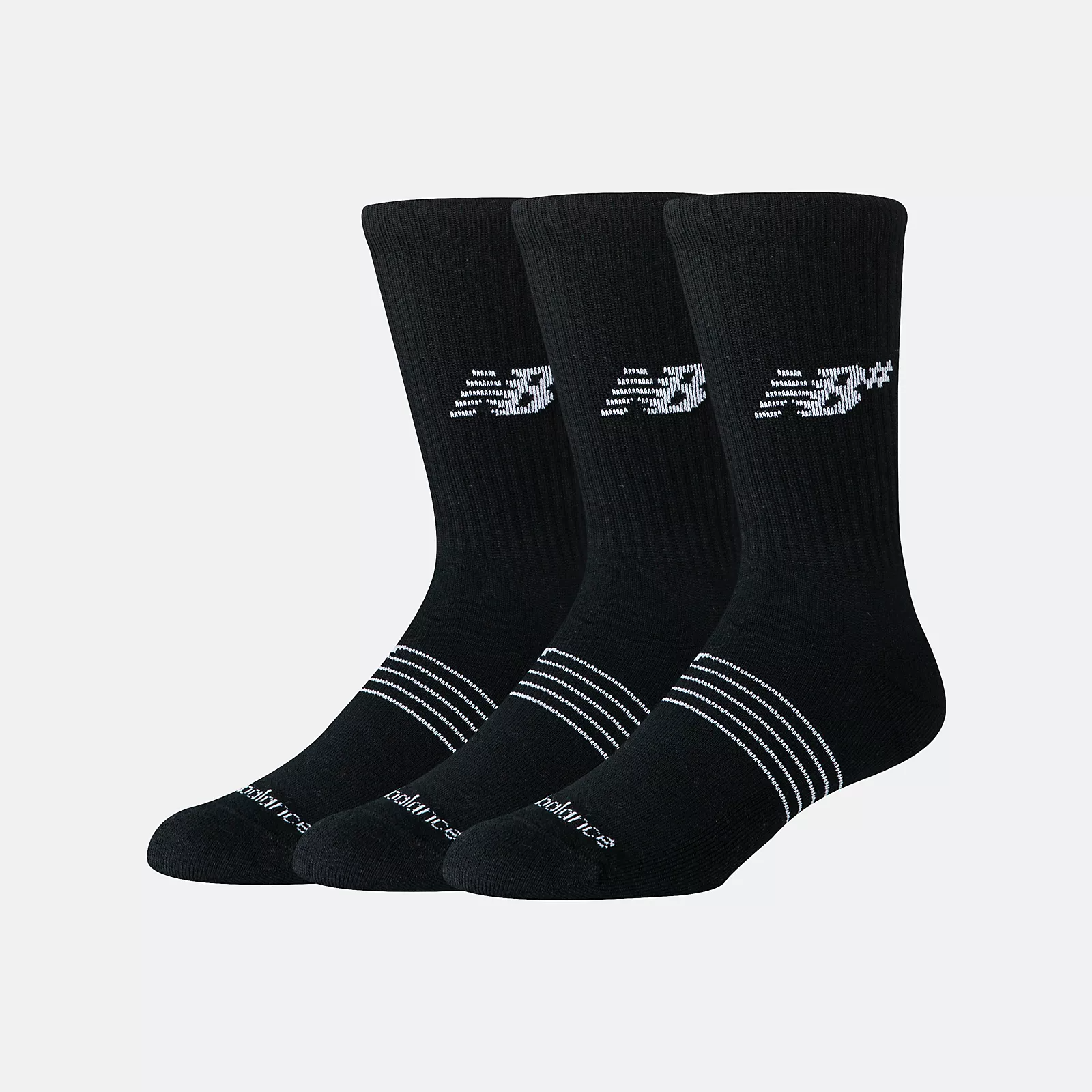 New Balance Active Numeric Crew Socks 3 Pack - People Skate and Snowboard