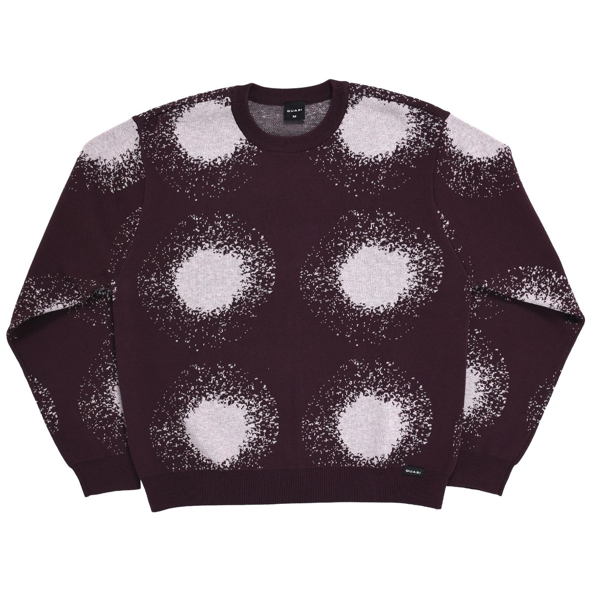 QUASI パターンニット Lサイズ Quasi Seura Heavyweight Jacquard Knit Sweater size large – People