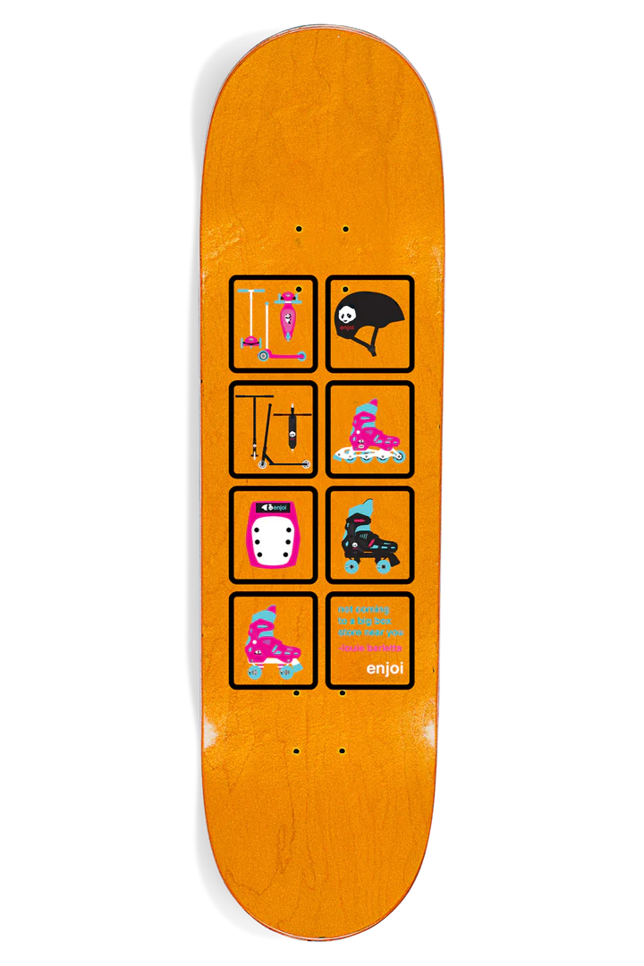 Enjoi Big Box Roller Skates R7 Skate Deck 8.25" - People Skate and Snowboard