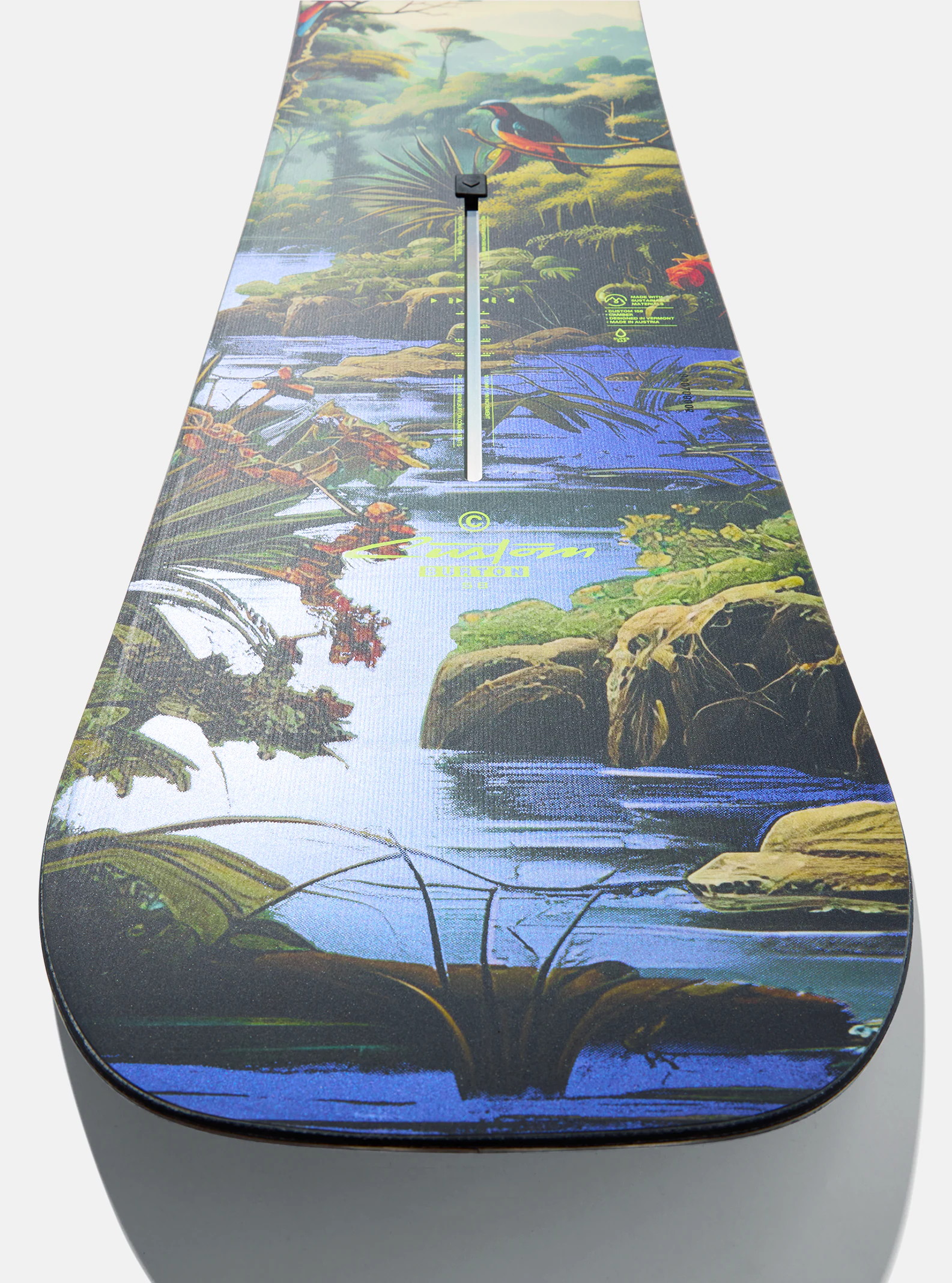 Burton Custom Camber Snowboard 'Jungle' 2026 - People Skate and Snowboard