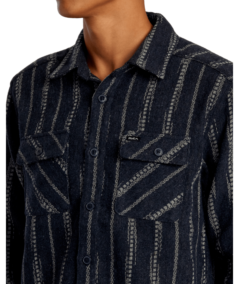 RVCA Blanket Long Sleeve Shirt - People Skate and Snowboard