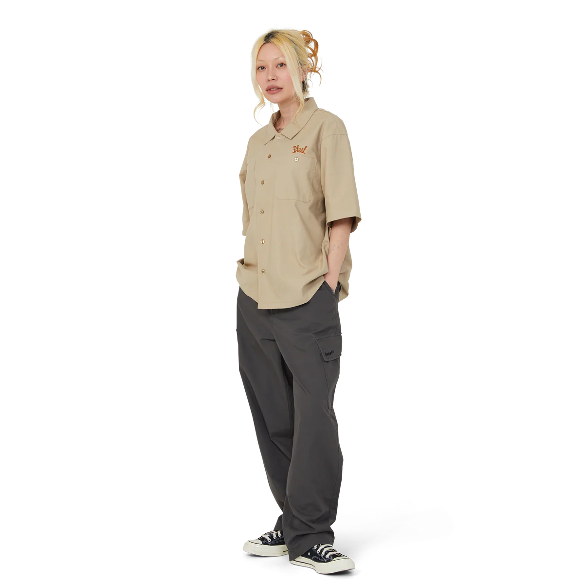 Huf Fantasies Work Shirt - People Skate and Snowboard