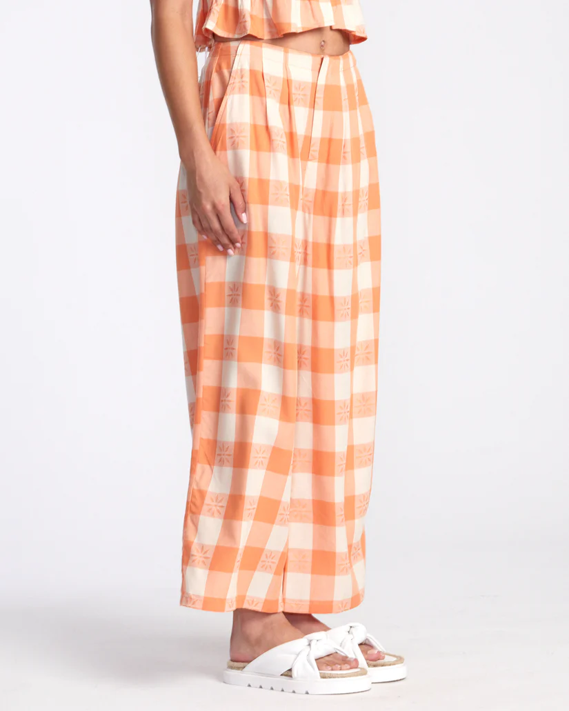 RVCA Womens Callum Printed Wide Leg Pant - People Skate and Snowboard