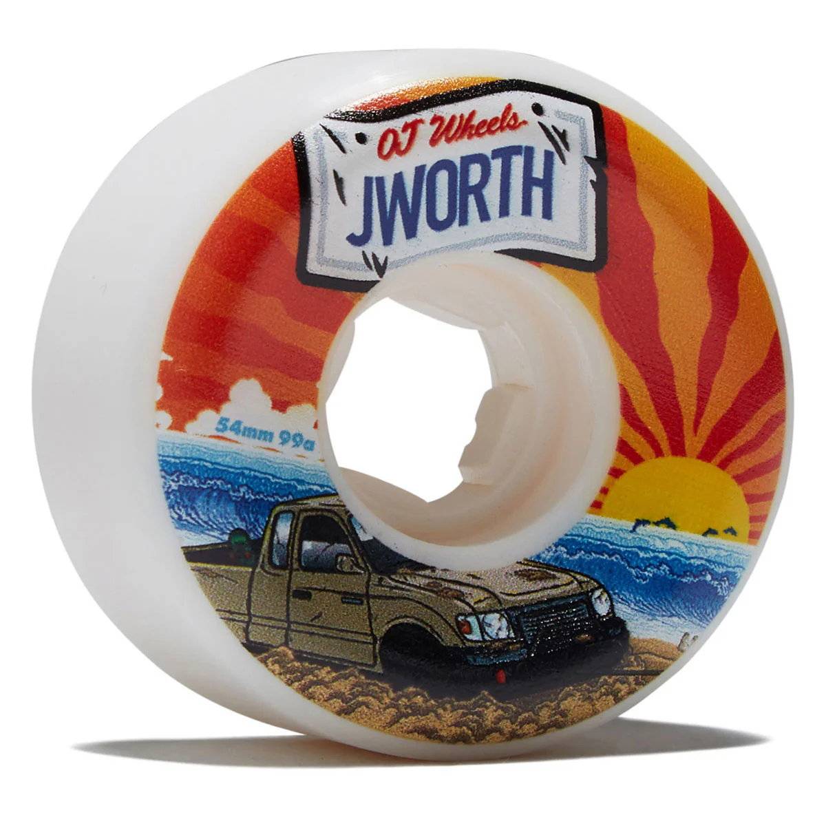 OJ Wheels John Worthington Elite Hardline 99a 54mm Skate Wheels - People Skate and Snowboard
