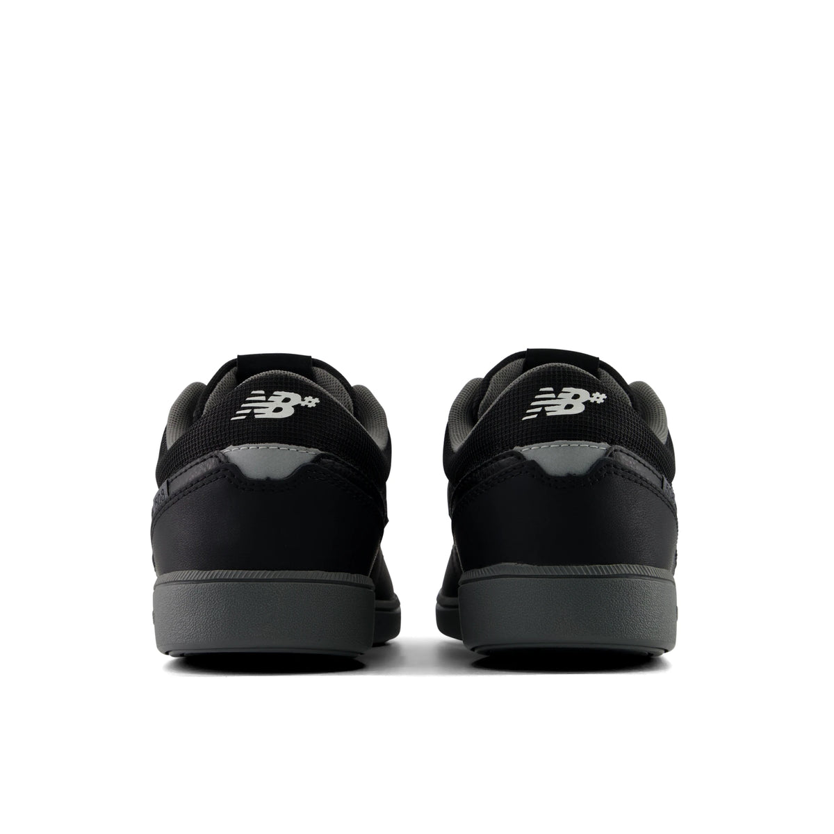 New Balance Numeric Brandon Westgate 508 skate shoes in black and white, heel view