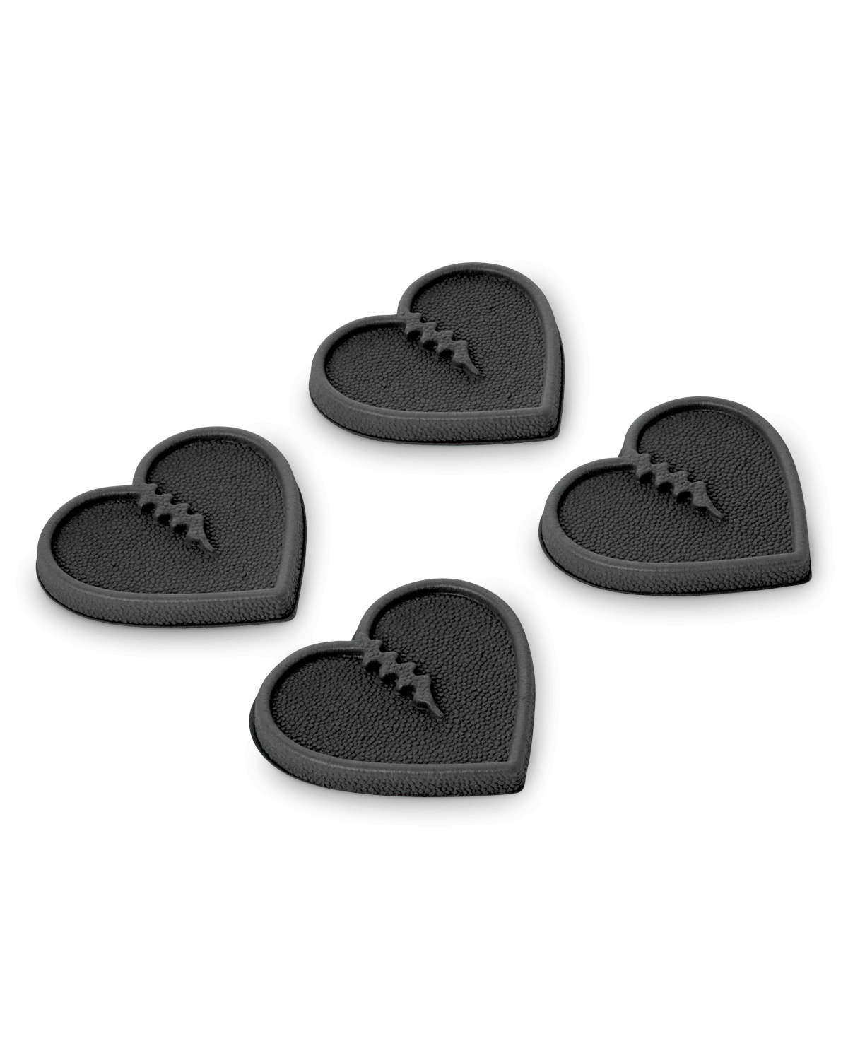 Crab Grab Mini Hearts Stomp Pad 4 Pack - People Skate and Snowboard
