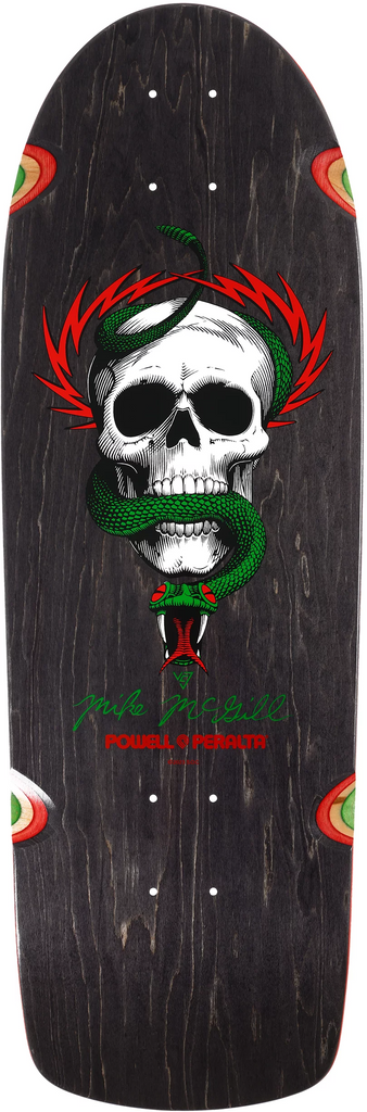 Powell OG McGill Skull and Snake Grey Stain Reissue Deck - People Skate and Snowboard