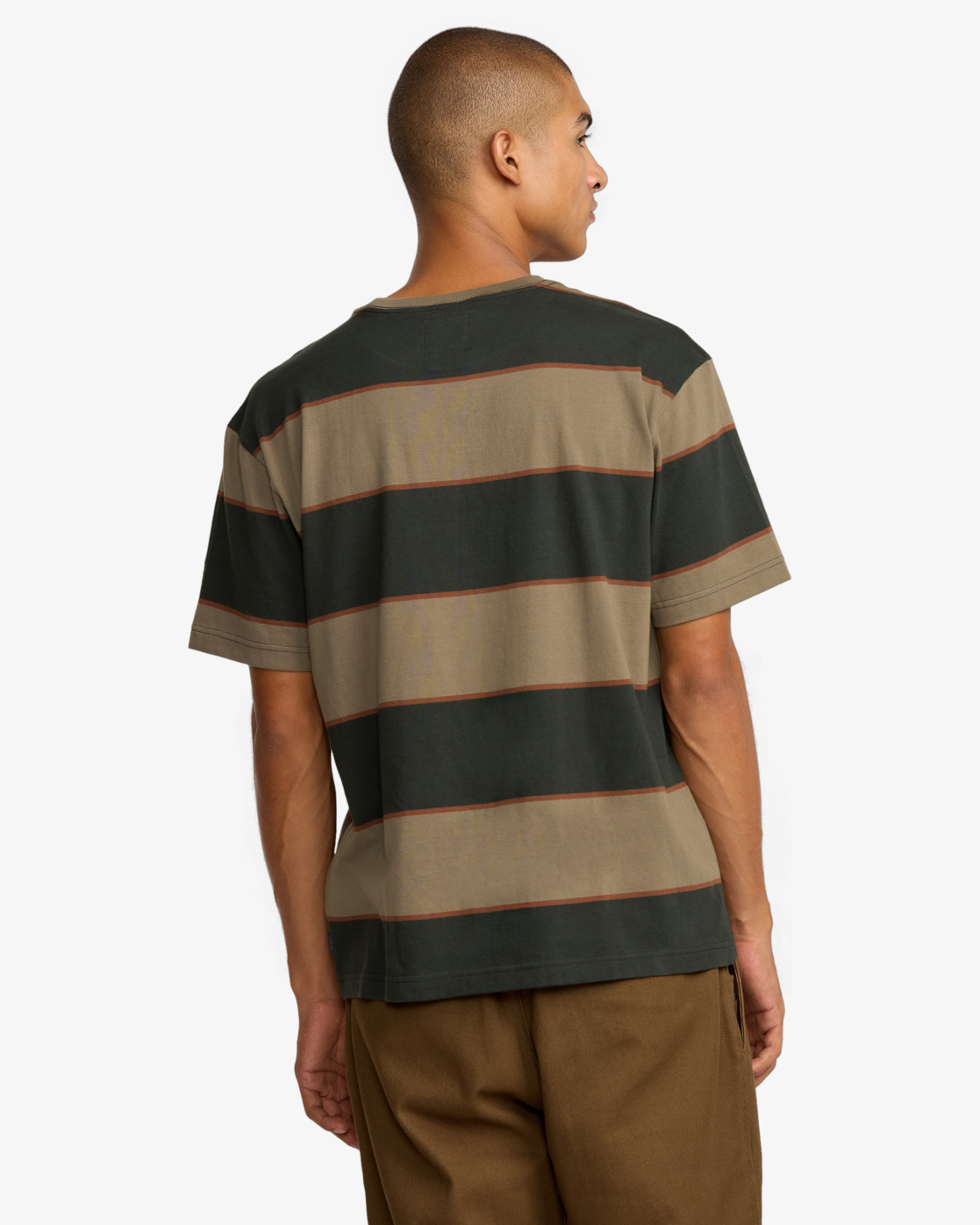 RVCA KSL Stripe Short Sleeve Tee - People Skate and Snowboard