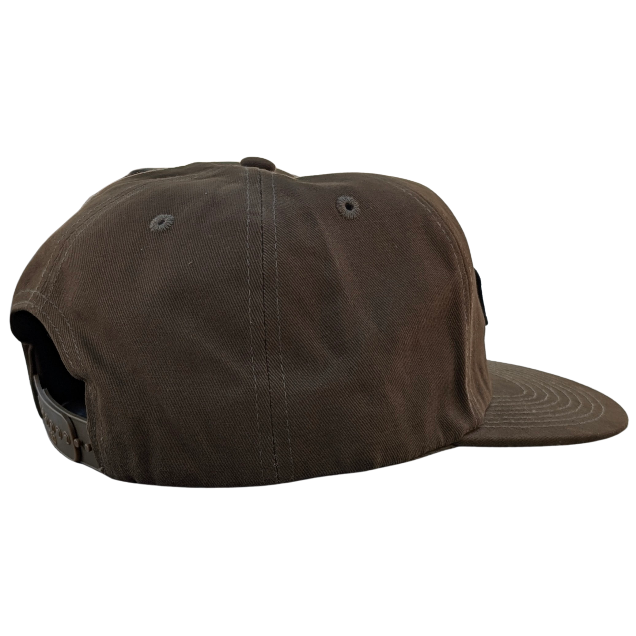 People Quad Logo Brushed Cotton Snapback Hat - People Skate and Snowboard