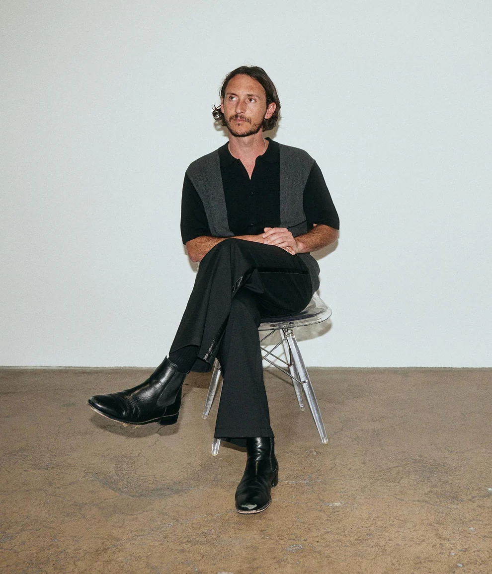 Former Marilyn Knit Short Sleeve Button Up Shirt - People Skate and Snowboard