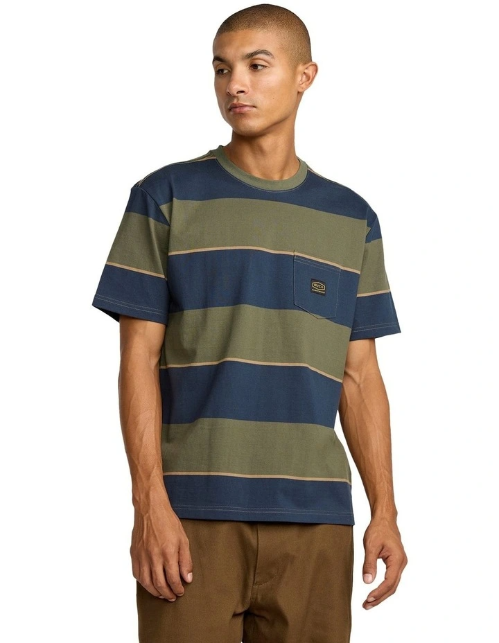 RVCA Dayshift Stripe Tee - People Skate and Snowboard