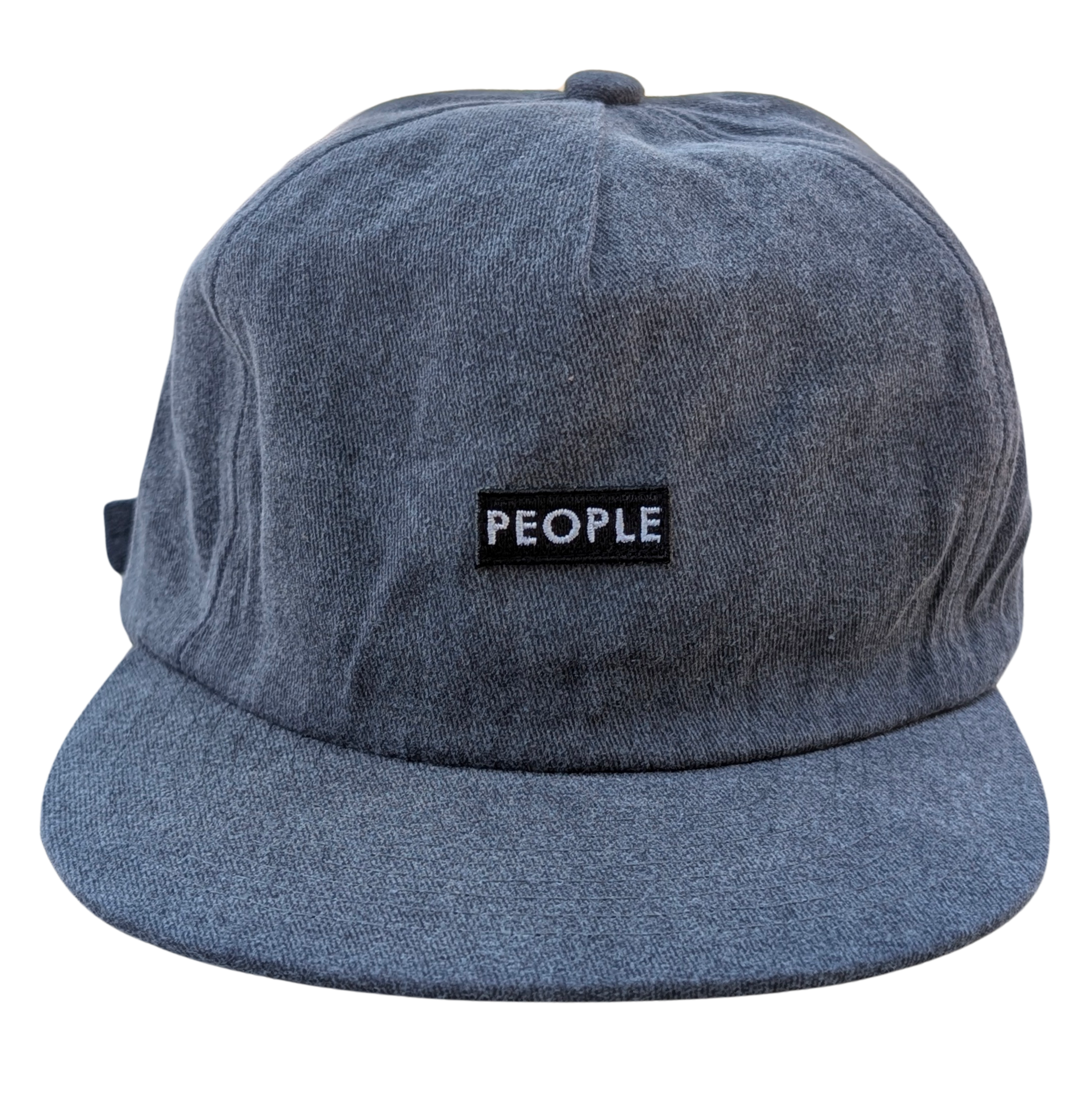 People Small Quad Logo Strapback Hat - People Skate and Snowboard