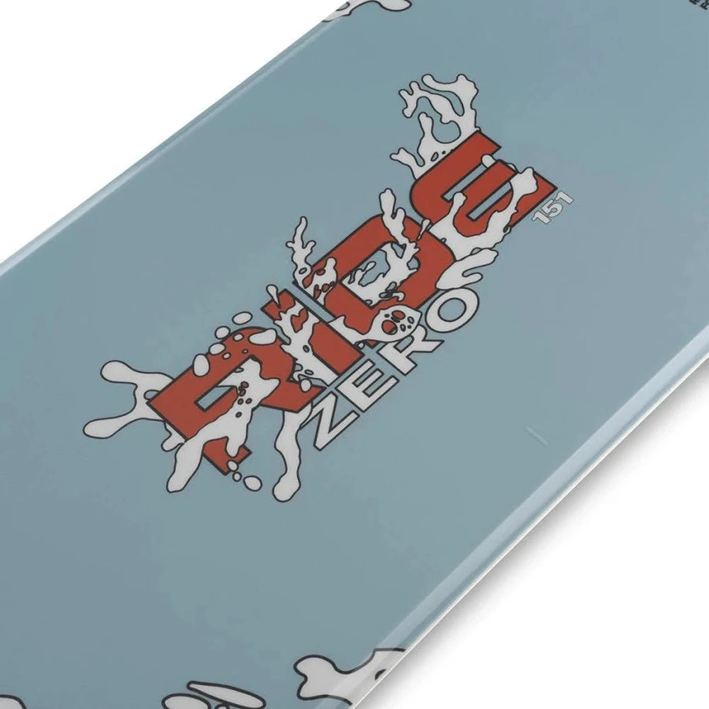 RIDE Zero 2027 snowboard – topsheet graphic detail